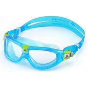 Aquasphere Seal Kid | Schwimmbrille für Kinder ab 3 Jahren mit UV-Schutz, Silikondichtung und beschlag- und auslaufsicheren Gläsern für Jungen und Mädchen, Aqua - Klare Linse Hauptansicht