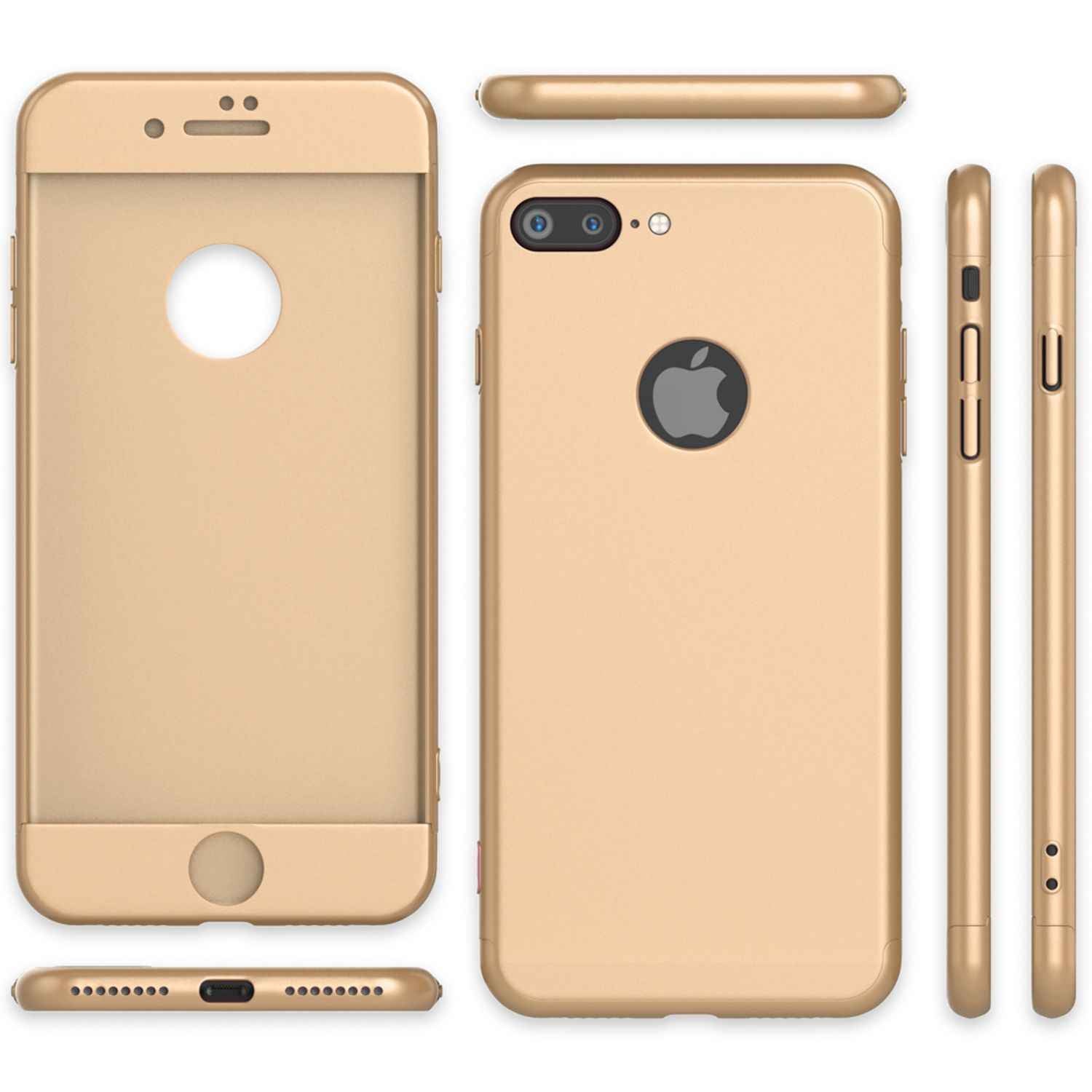 Apple iPhone 7 Plus Rundum Handy Hülle mit Displayschutz von NALIA, 360° Case