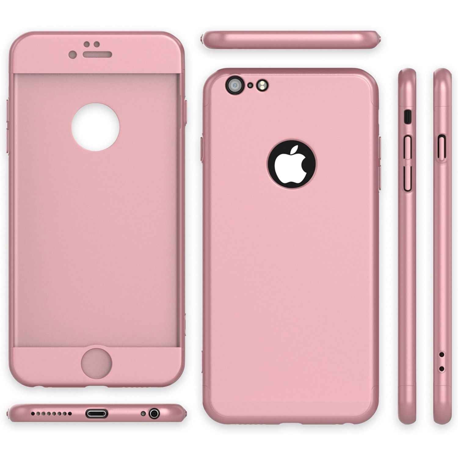 iPhone 6 Plus Hülle Rundum Handyhülle mit Displayschutz von NALIA, 360° Case