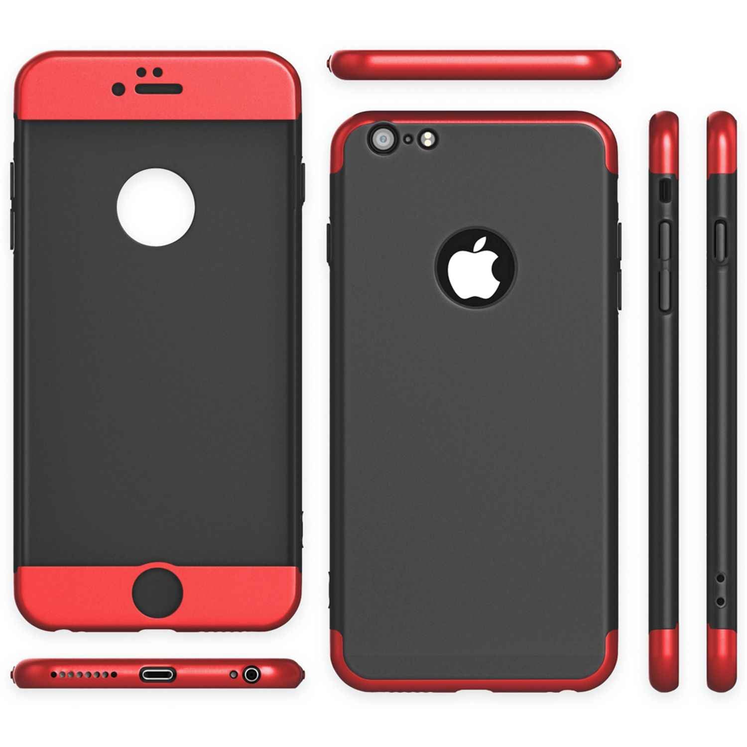 iPhone 6 Plus Hülle Rundum Handyhülle mit Displayschutz von NALIA, 360° Case