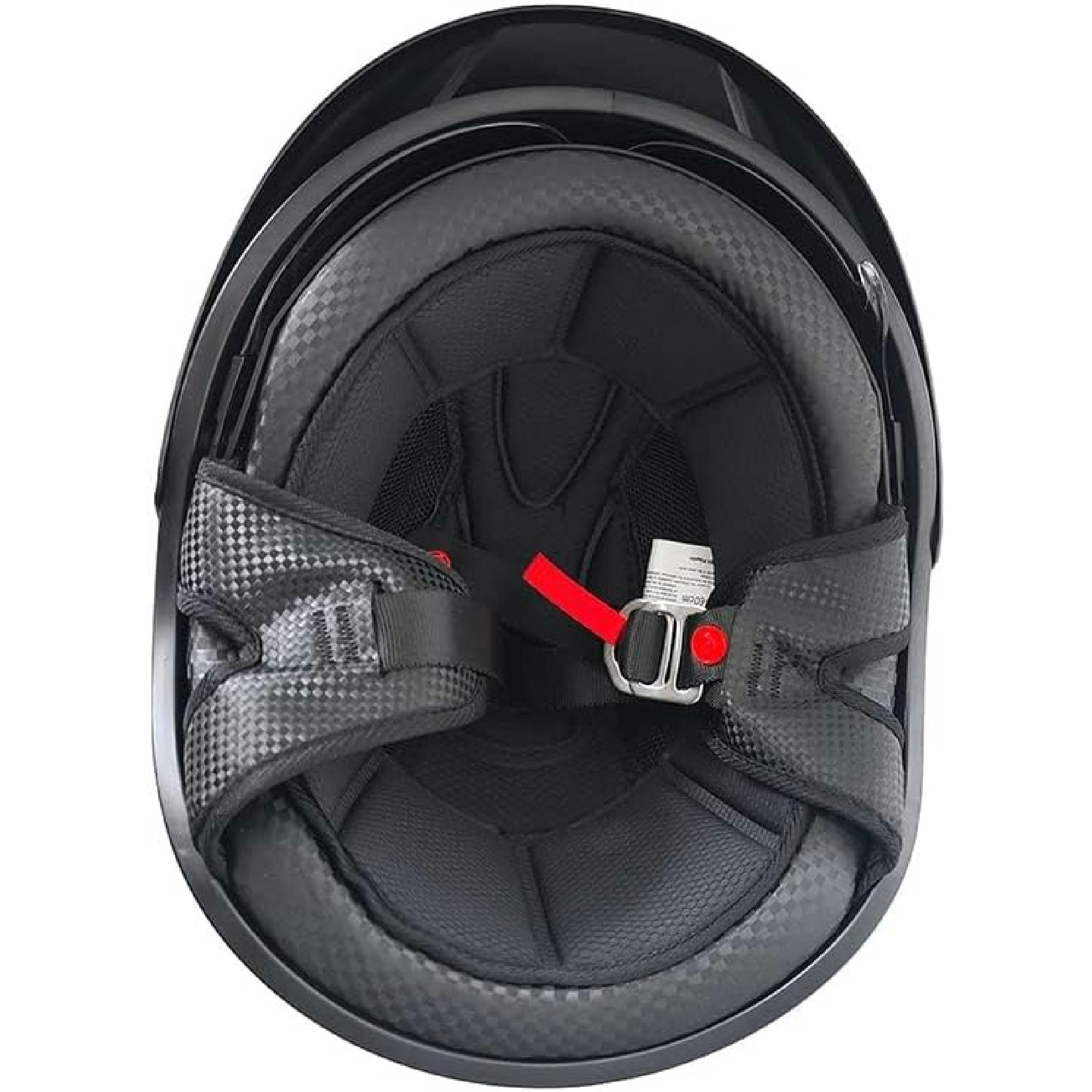 Retro Helm Moped Halbschalenhelm mit ECE-Zertifizierung Rollerhelm Cruiser Chopper Skateboardhelm Antikollisionshelm Motorradhalbhelm mit Visier für Damen und Herren Erwachsene (Schwarz Glänzend,M) Hauptansicht