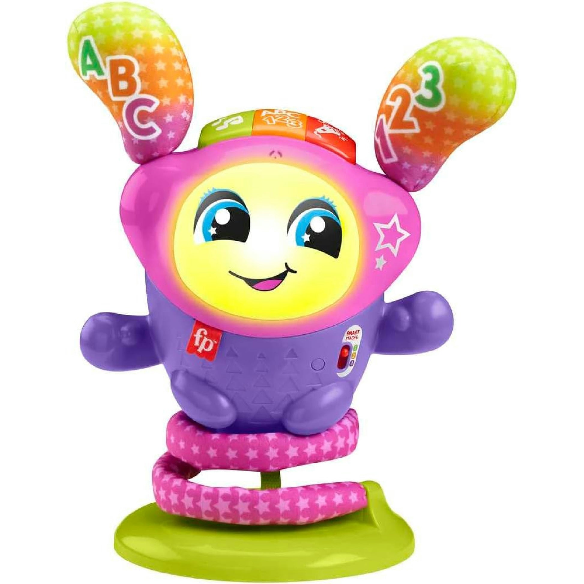 Fisher-Price DJ Bouncin’ Star Baby Toys | Educational Toys for 1 Year Old Boys and Girls | 1 Year Baby Gifts | Interactive Toys for 1 Year Old Girls and Boys | UK English Version 9-36m, HRC48 Hauptansicht