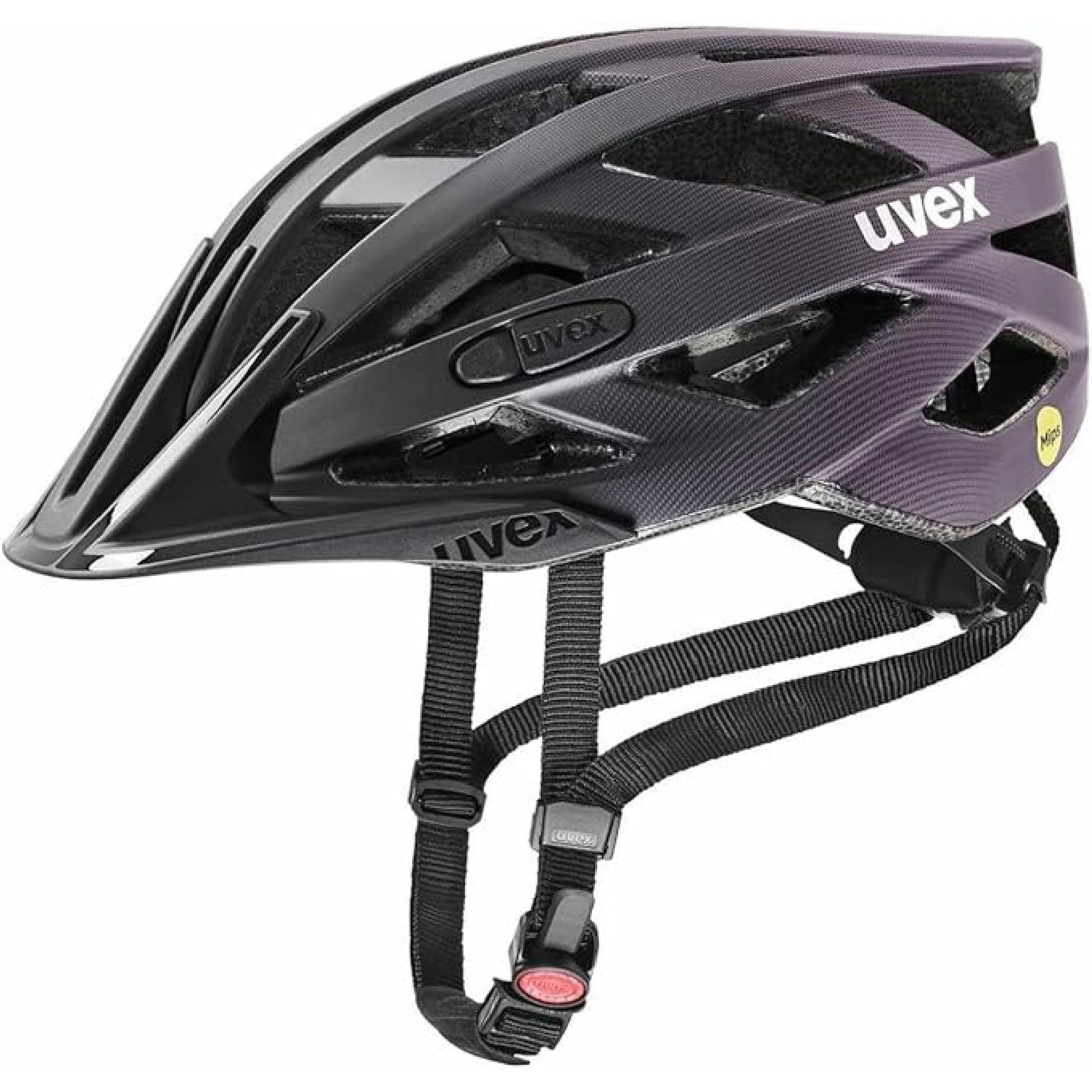 uvex i-vo cc MIPS - leichter Allround-Helm für Damen und Herren - MIPS-Sysytem - individuelle Größepassung - black-plum - 52-57 cm Hauptansicht