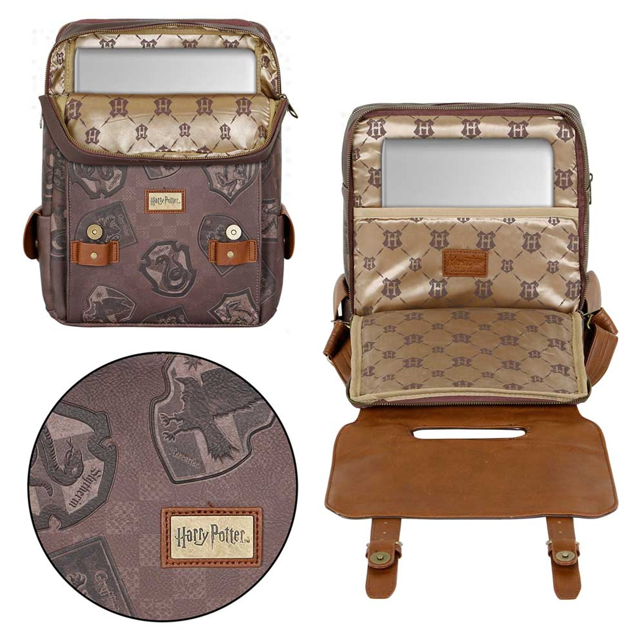 KARACTERMANIA S.L Rucksack in Braun, 26×36,5×10 cm – Produktbild 2