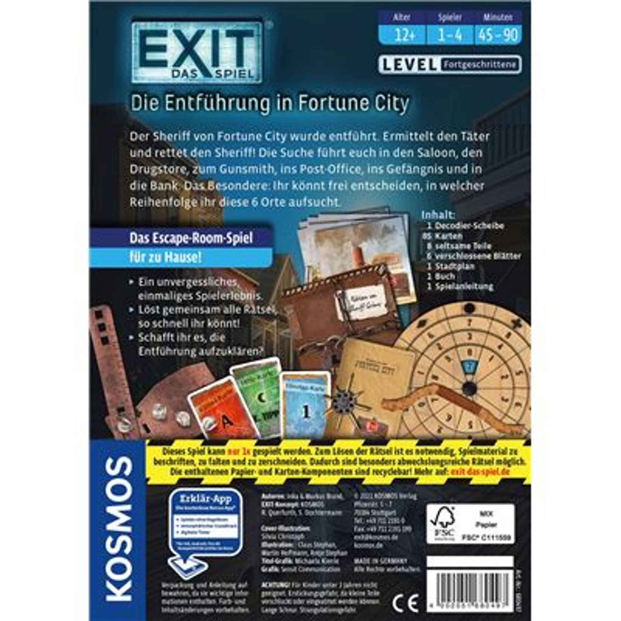Franckh-Kosmos Verlags-GmbH & Co. KG Exit Spiel aus Pappe – Produktbild 2