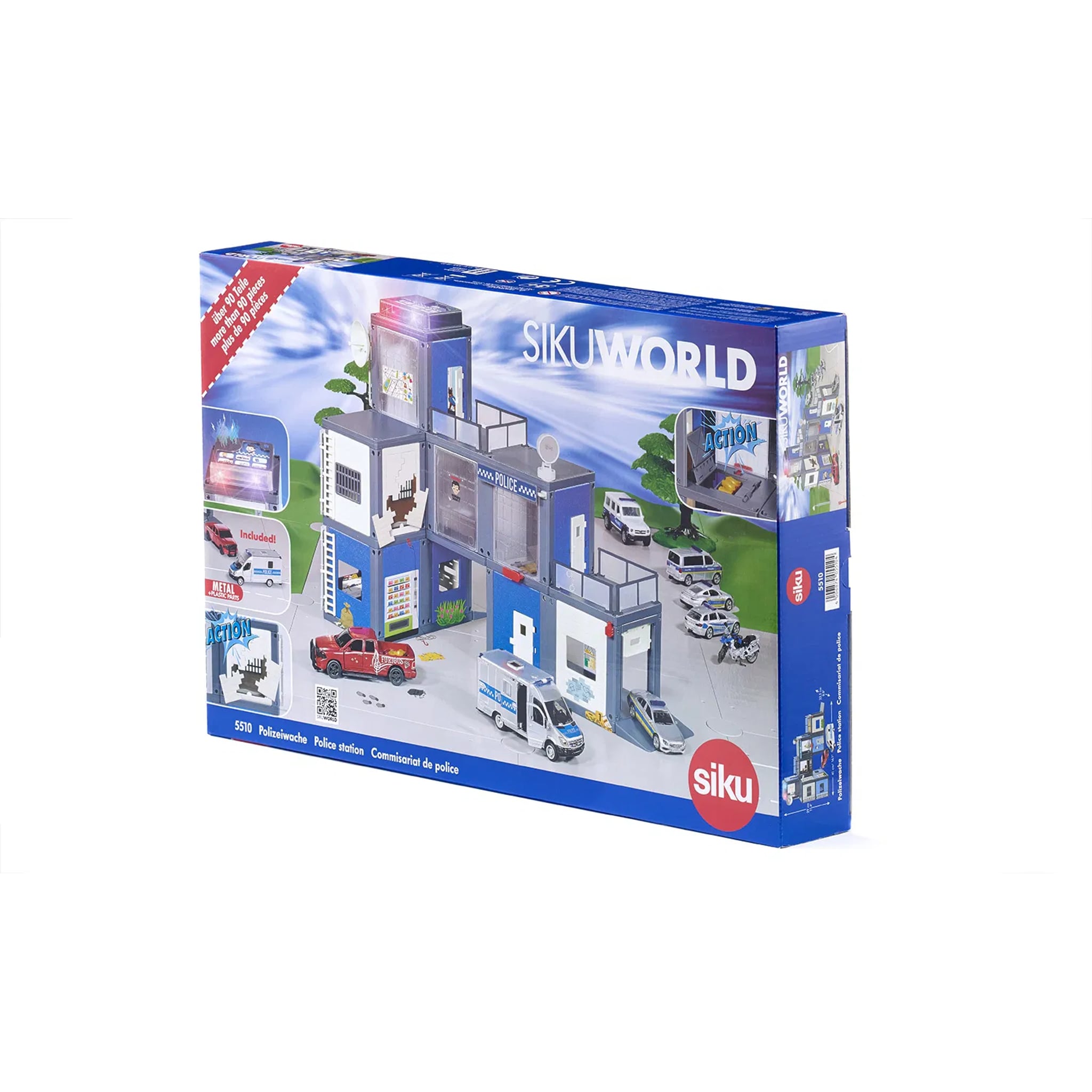 Siku / Sieper GmbH Polizeistation aus Kunststoff in Blau – Produktbild 2