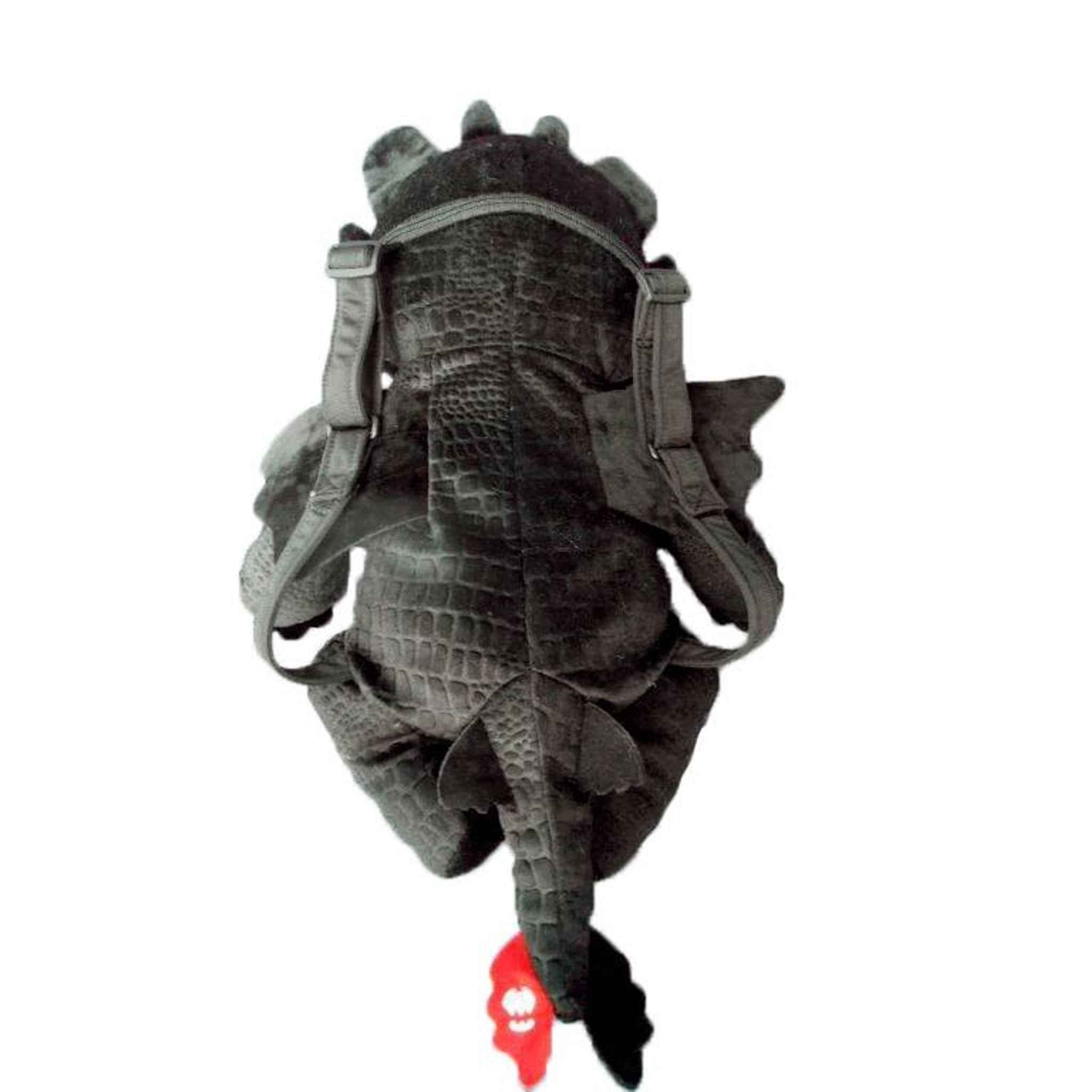 Plüsch-Rucksack Toothless Drachenzähmen leicht gemacht 23×12×45 cm Polyester