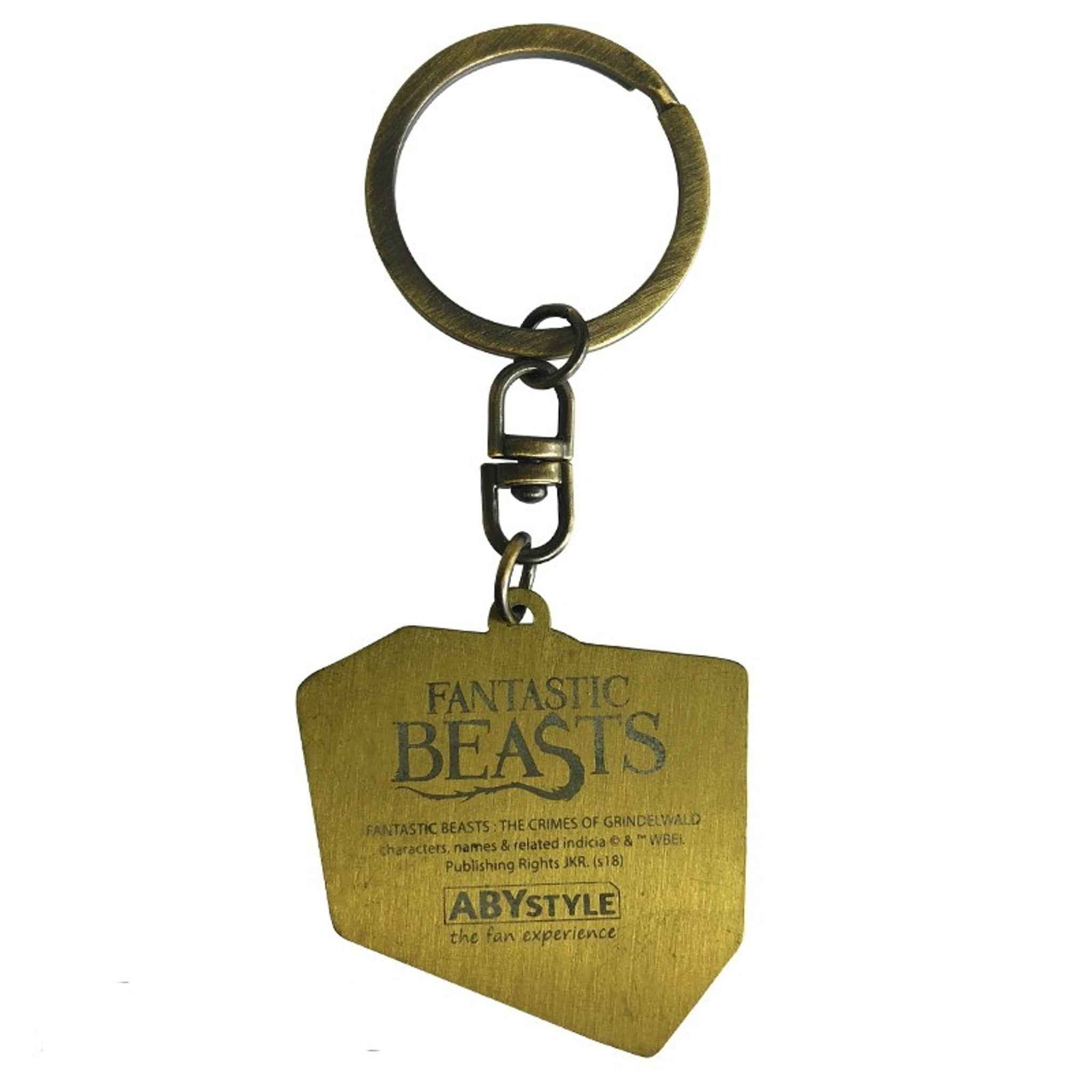 Schlüsselanhänger Metall schwarz 4 cm | ABYSSE