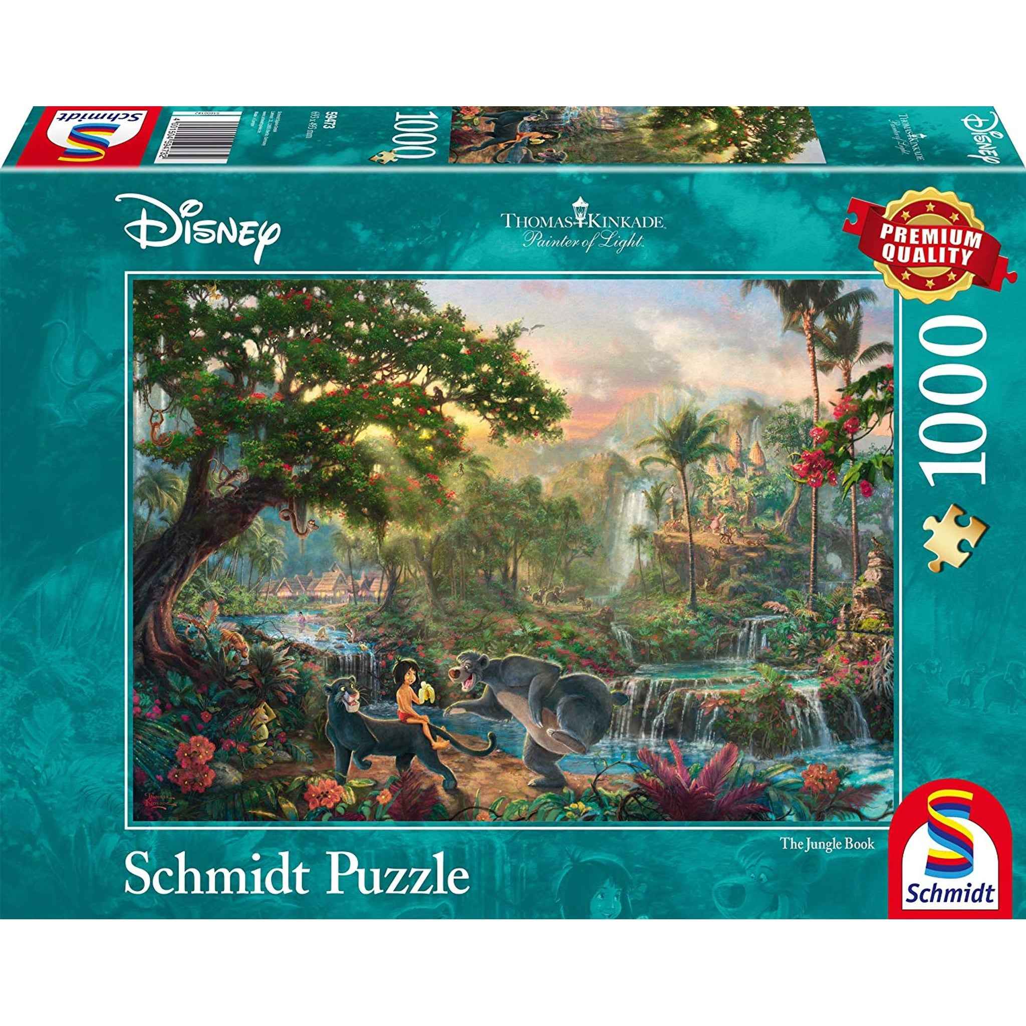 Puzzle Dschungelbuch 1000 Teile 69,3×49,3 cm ab 12 Jahren | Schmidt Spiele