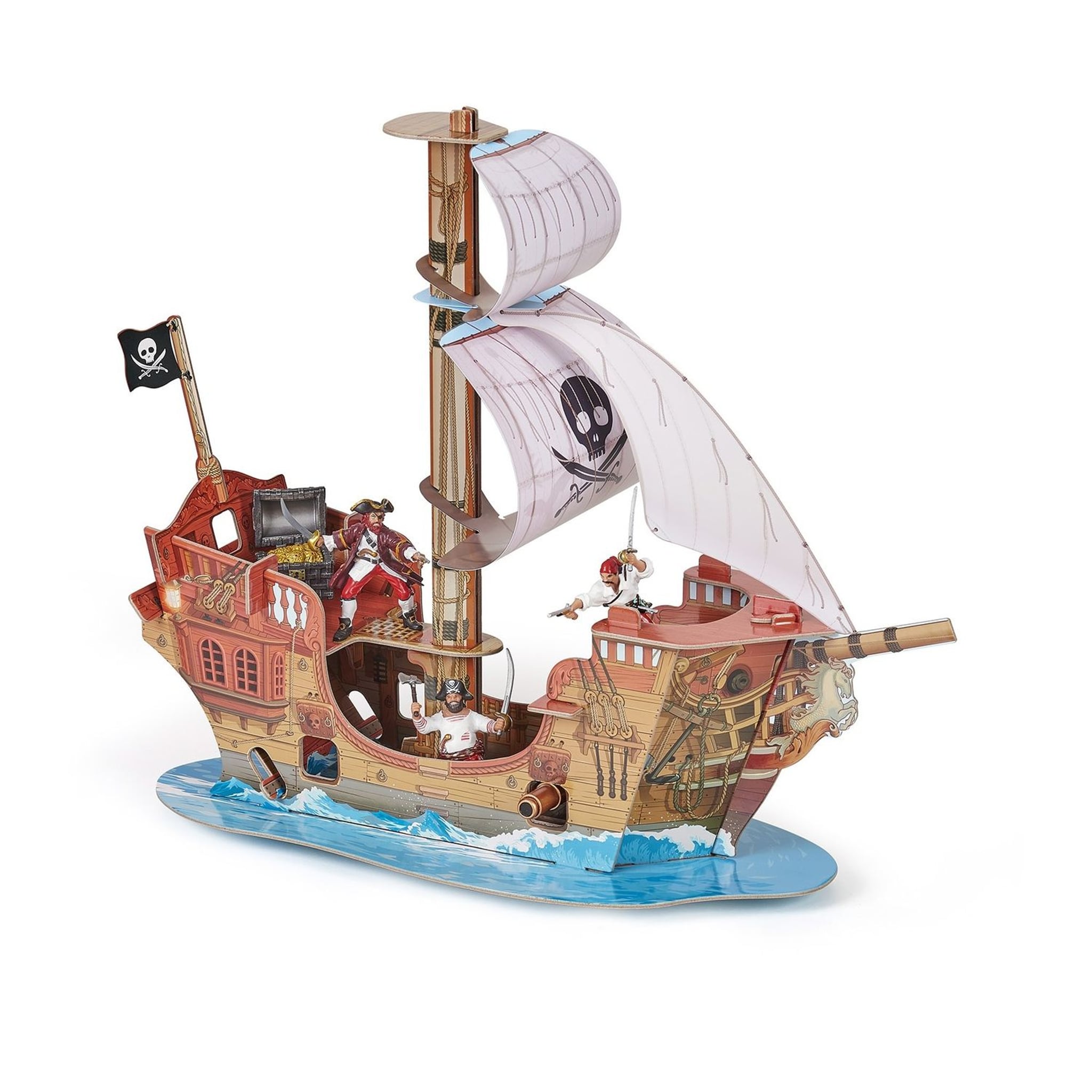 Papo Piratenschiff aus Kunststoff, 55,6×47,2×21,8 cm – Produktbild 2