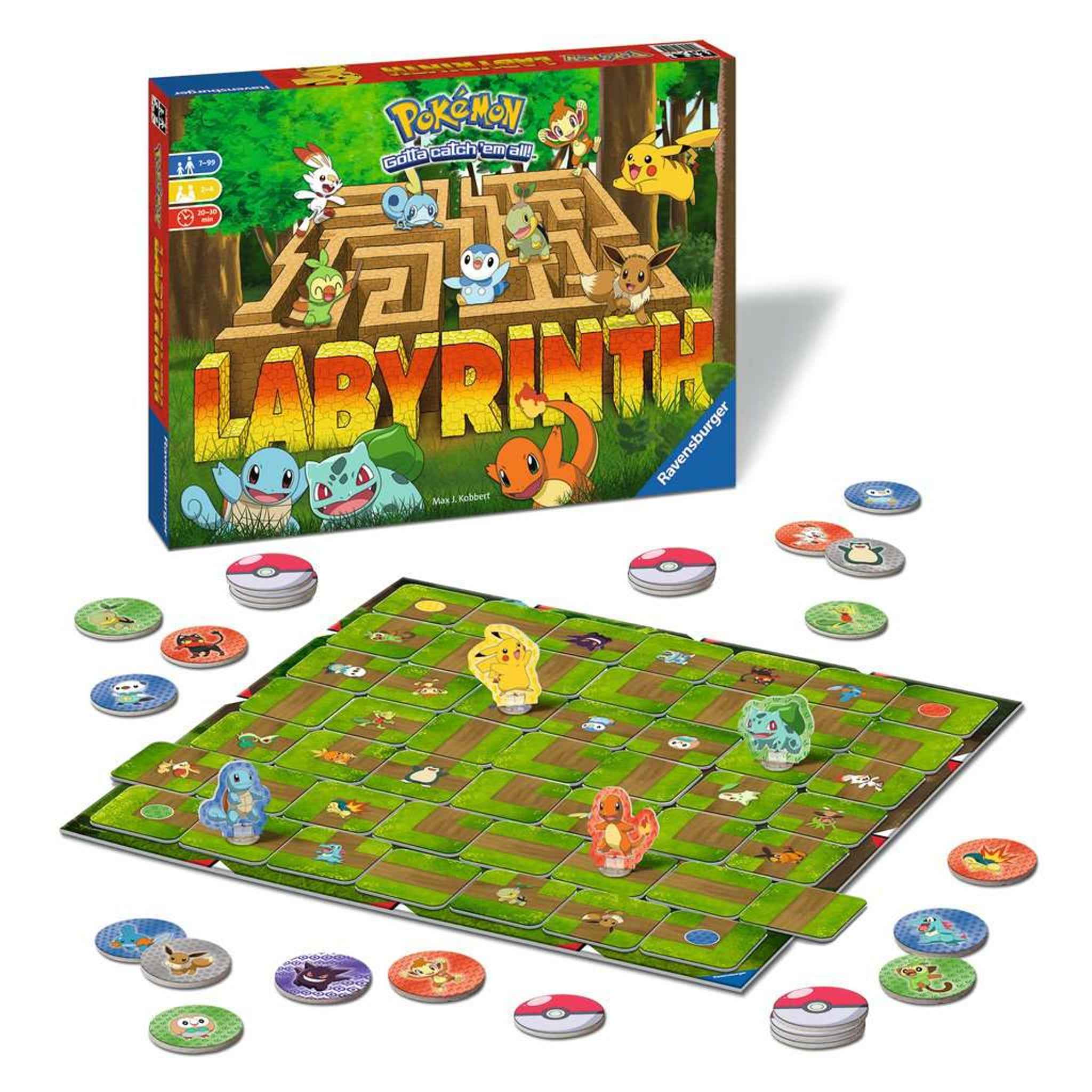 Brettspiel Pokémon Labyrinth für 2-4 Spieler ab 7 Jahren | Ravensburger