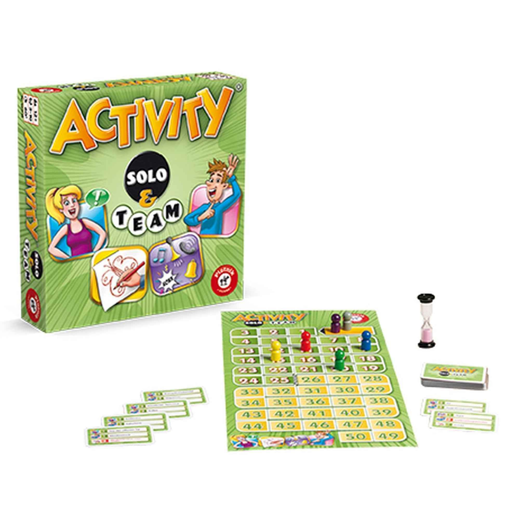 Brettspiel Activity Solo & Team Mehrfarbig ab 12 Jahren 3-10 Spieler | Piatnik