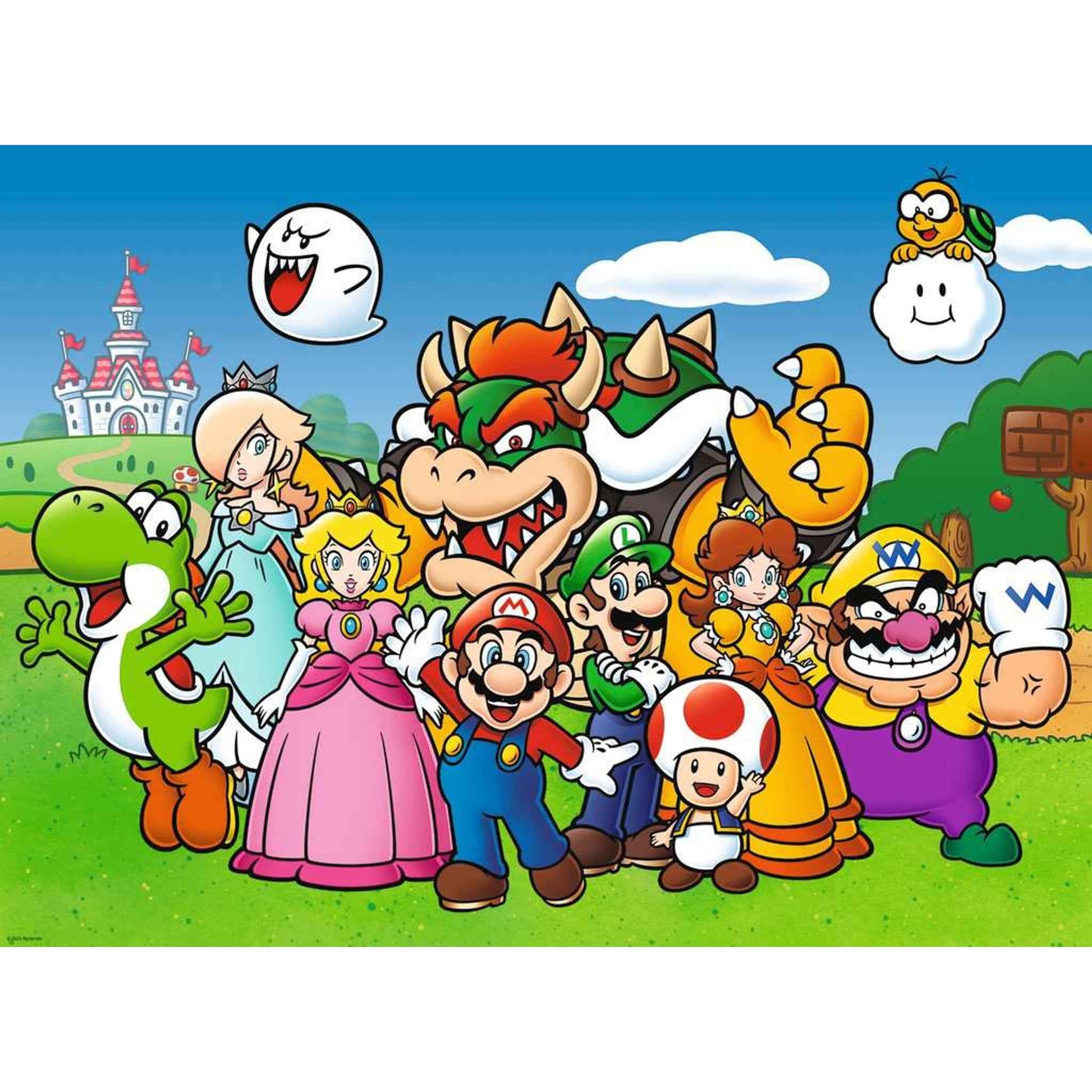 Puzzle 100 XXL Teile Super Mario Mehrfarbig 33,5×23,1×3,7 cm | Ravensburger