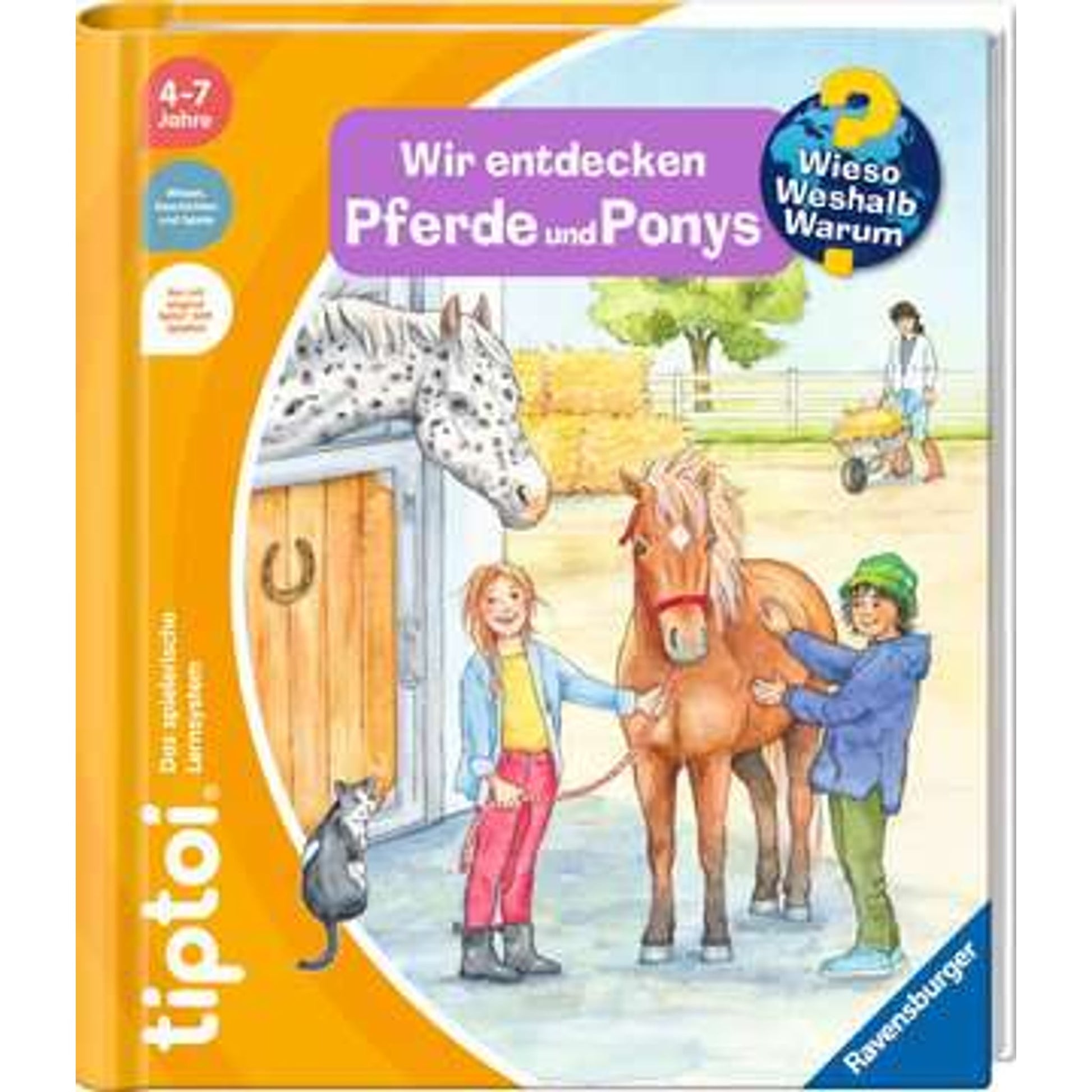 Kinderbuch Wieso? Weshalb? Warum? Wir Pferde und Ponys ab 4 Jahren – Produktbild 2