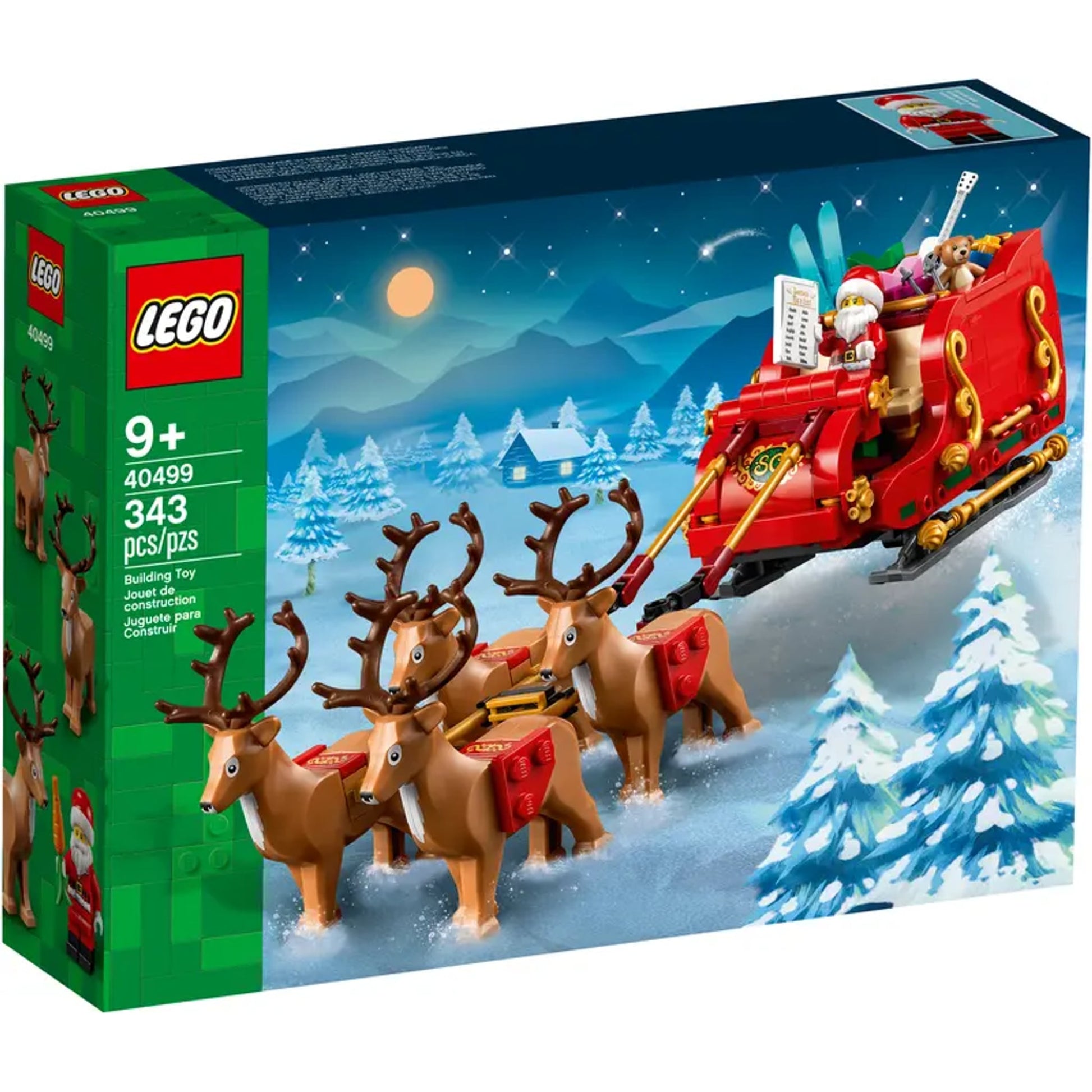 Bausatz Schlitten des Weihnachtsmanns 343 Teile ab 9 Jahren – Produktbild 2