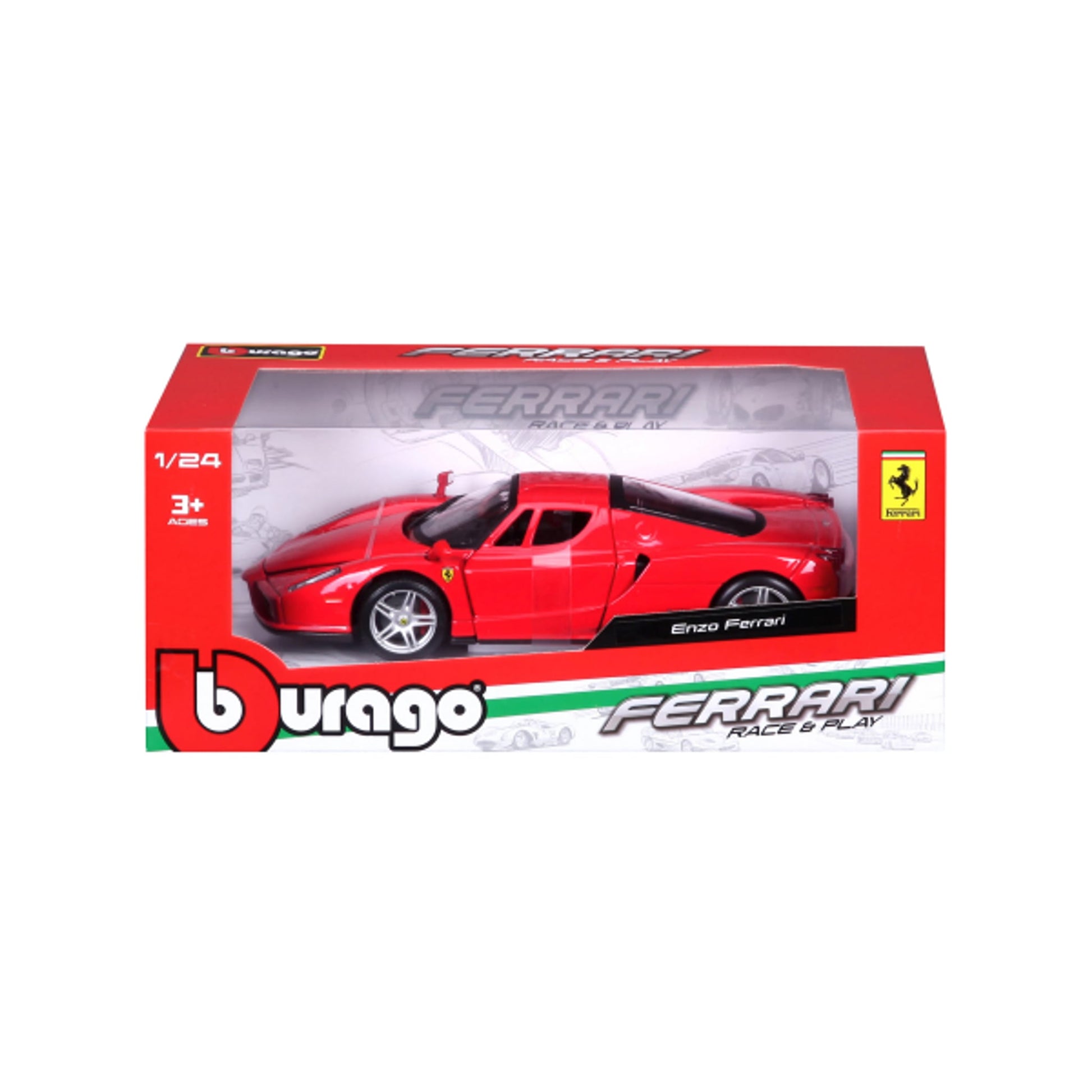 Bburago Modellauto aus Metall in Rot – Produktbild 2