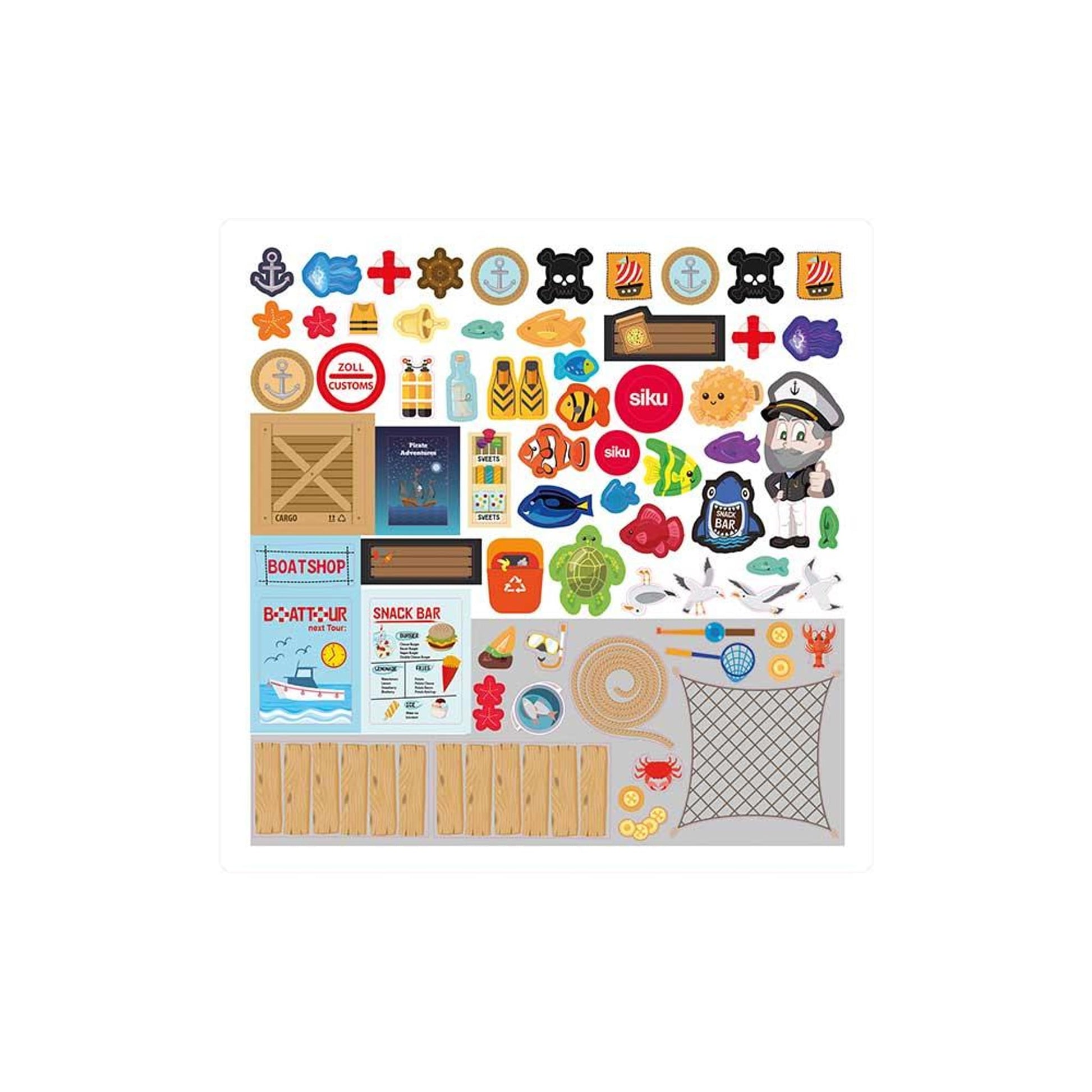 Siku / Sieper GmbH Spielzeug-Anlegestelle aus Kunststoff, 90×38,4×39,7 cm – Produktbild 2