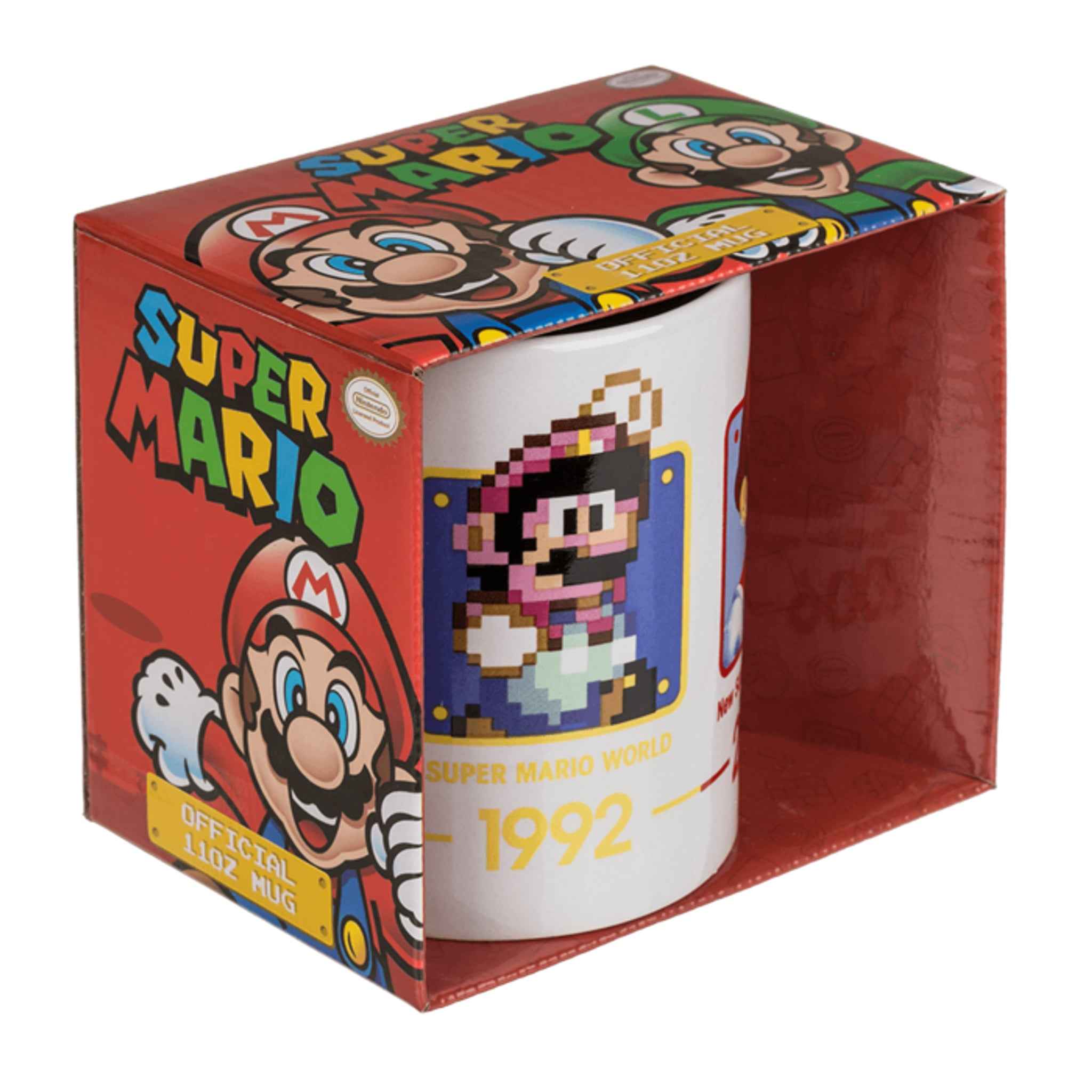 Super Mario Tasse aus Dolomit weiß 325 ml rund 10 cm | Out of the blue