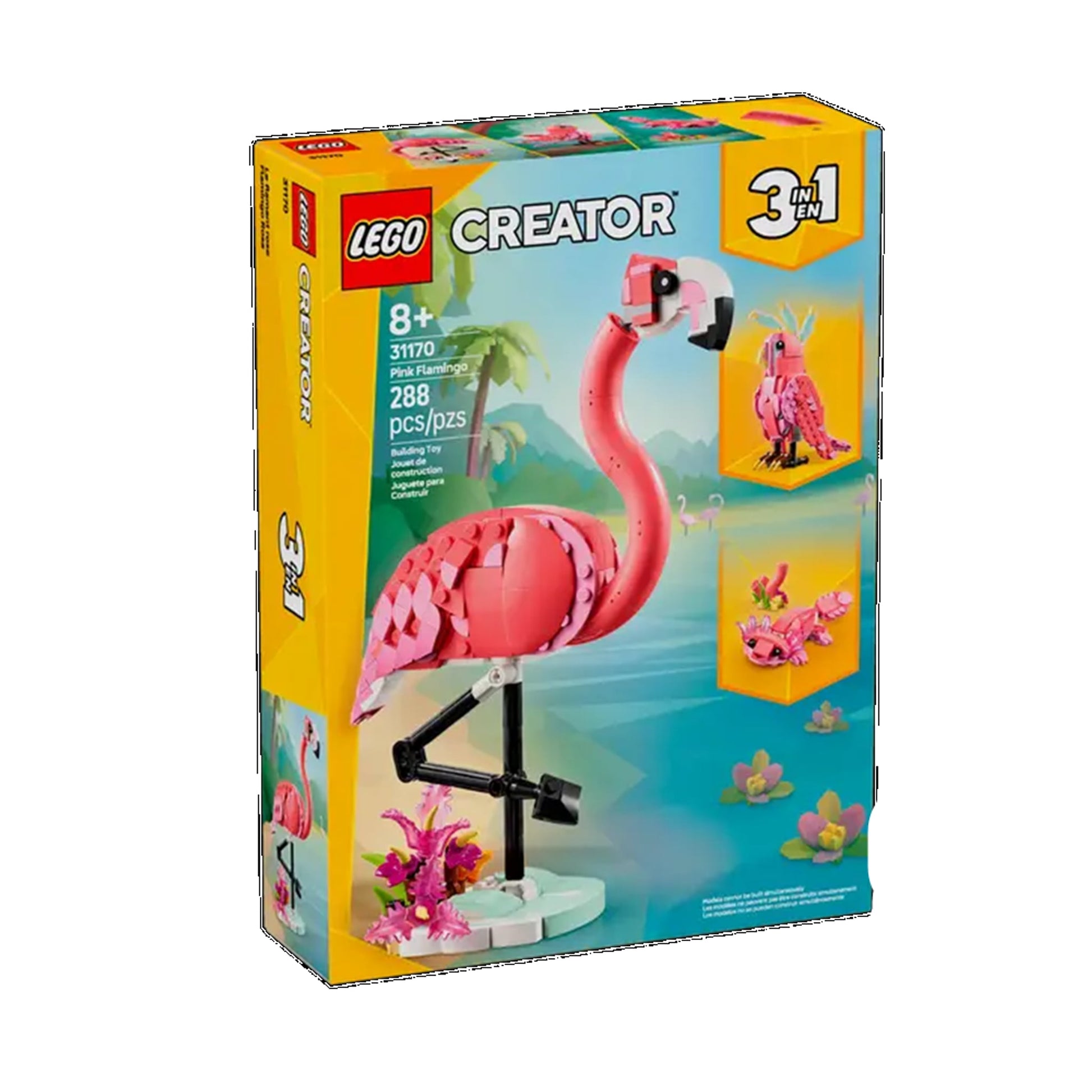Bauset Creator Rosa Flamingo 288 Teile ab 8 Jahren – Produktbild 2