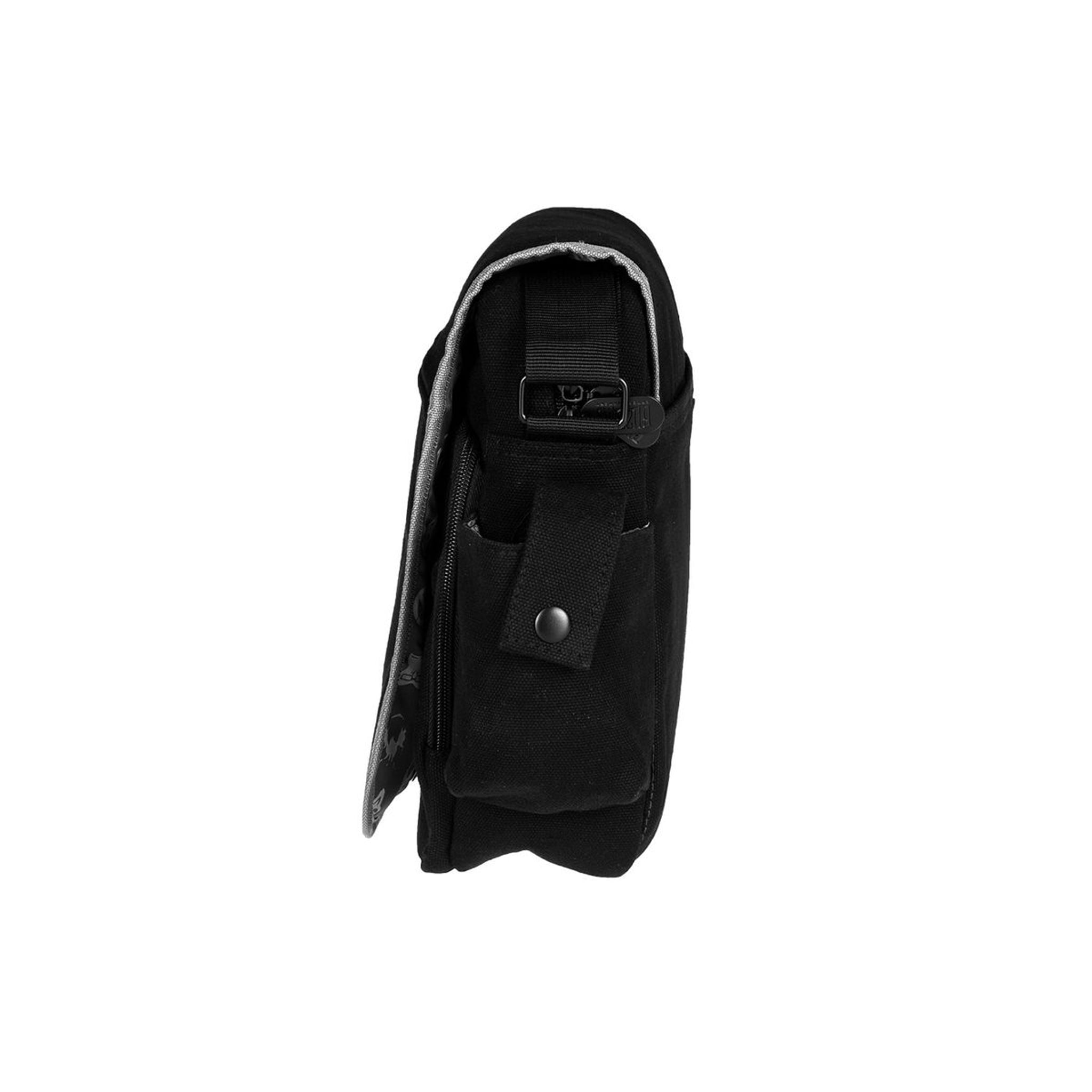 DPI Merchandising / DEVplus Umhängetasche aus Polyester in Schwarz, 38×26×8 cm – Produktbild 2