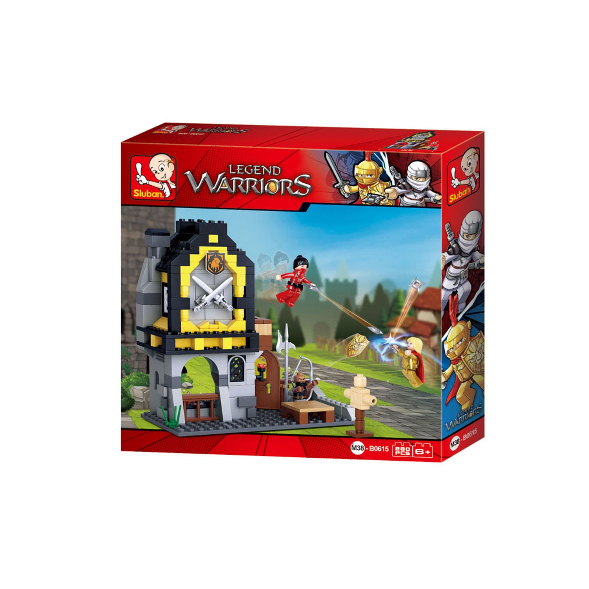 Baukasten Legend Warriors Blacksmith Shop 190 Teile ab 3 Jahren – Produktbild 2