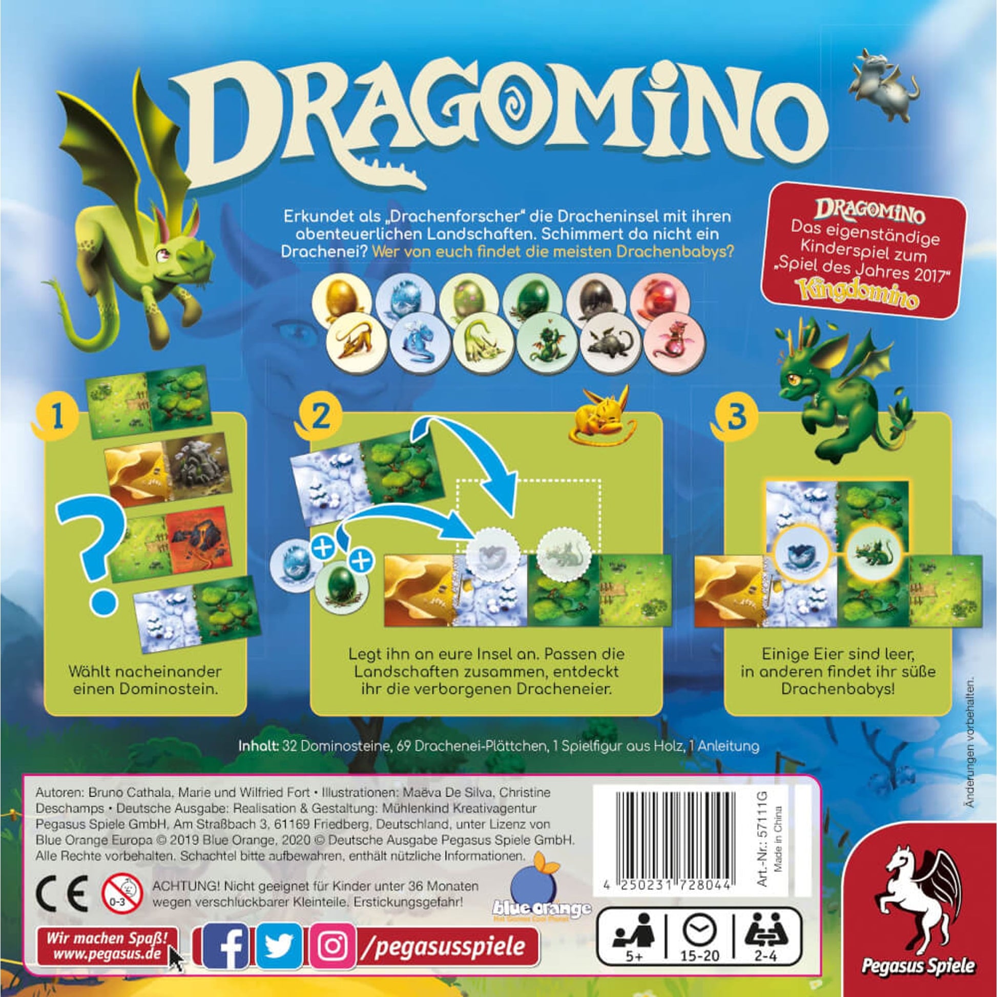 Brettspiel Dragomino 2-4 Spieler ab 5 Jahren mehrfarbig – Produktbild 2