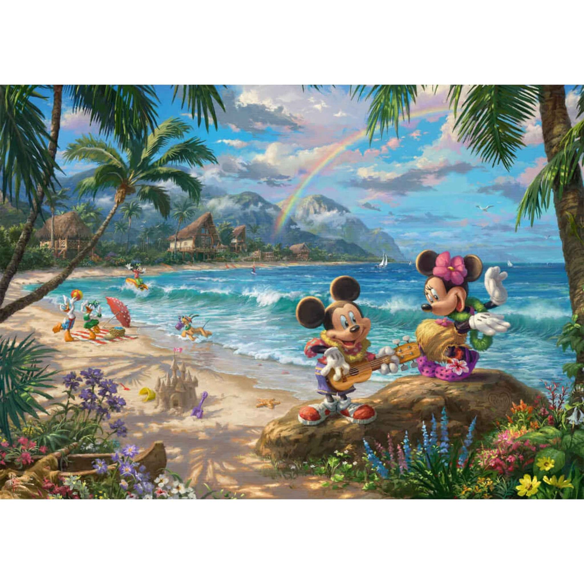 Spielzeug Puzzle Disney Mickey & Minnie in Hawaii 1000 Teile ab 12