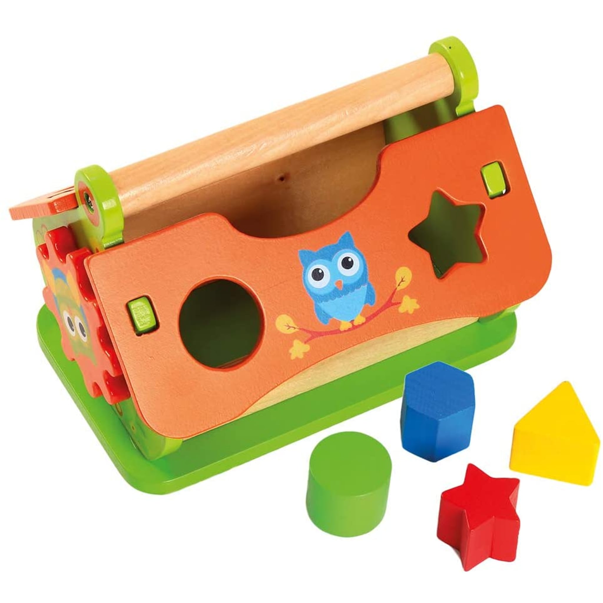 Bino & Mertens Mertens GmbH Steckspiel aus Holz, 20×14×15,7 cm – Produktbild 2