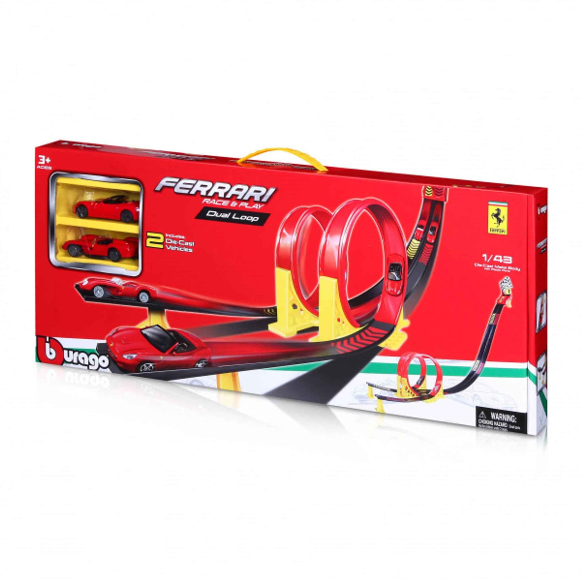 Bburago Modellauto-Set aus Kunststoff in Rot – Produktbild 2