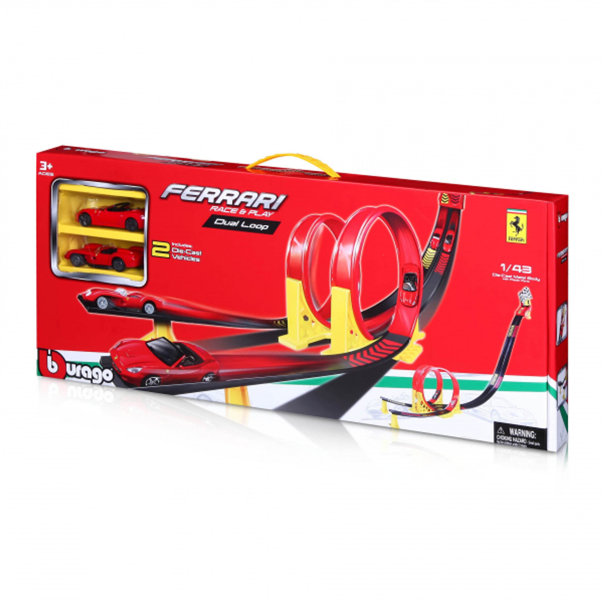 Bburago Modellauto-Set aus Kunststoff in Rot – Produktbild 2