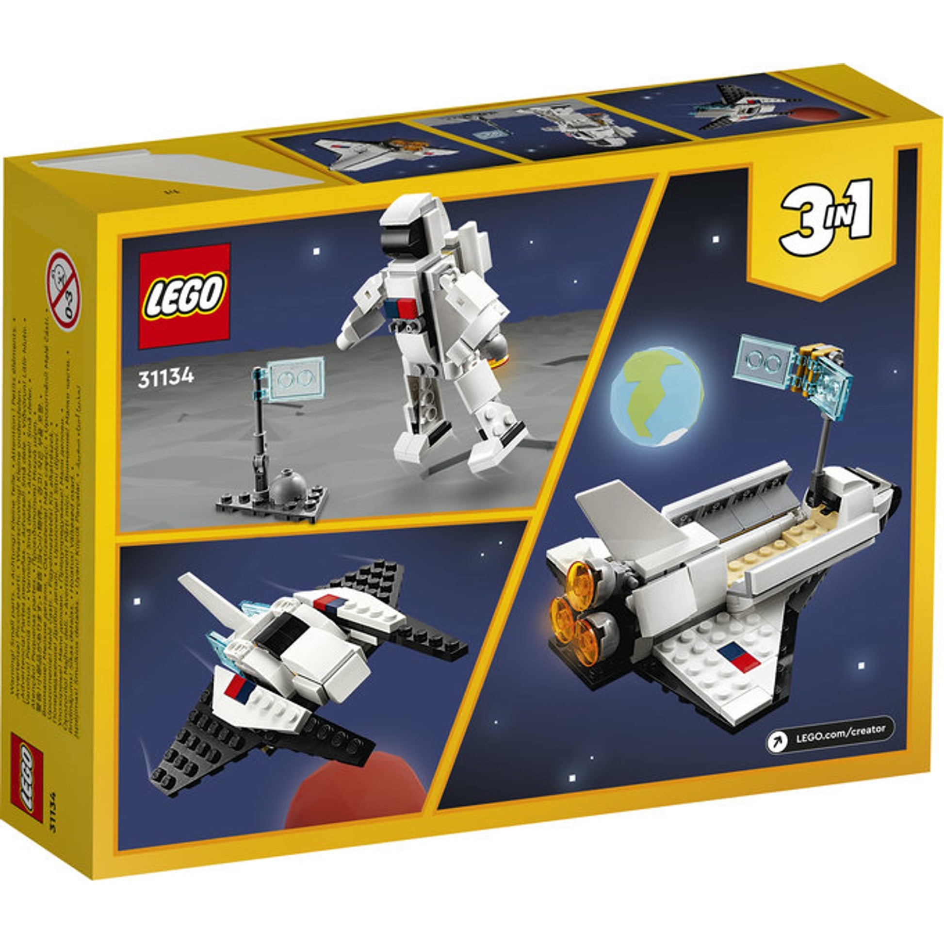LEGO Bausatz aus Kunststoff in Weiß – Produktbild 2