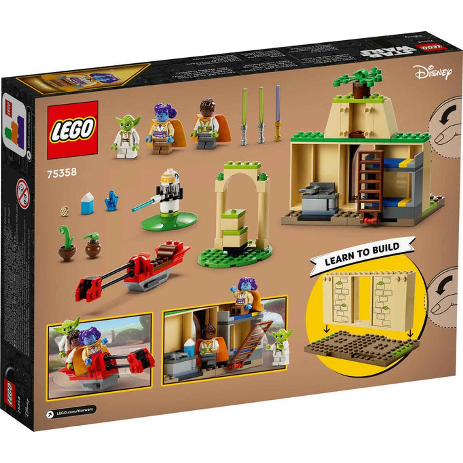 Steckbausteine Tenoo Jedi Temple 124 Teile ab 4 Jahren mehrfarbig | LEGO