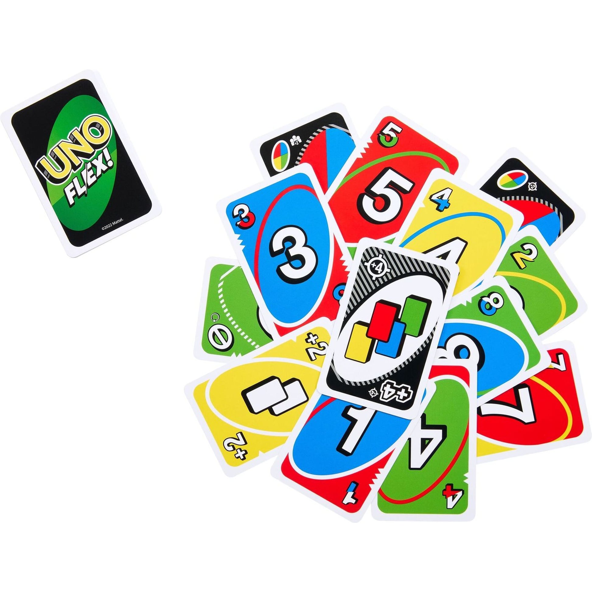 UNO Flex Kartenspiel mehrfarbig ab 7 Jahren für 2-8 Spieler – Produktbild 2