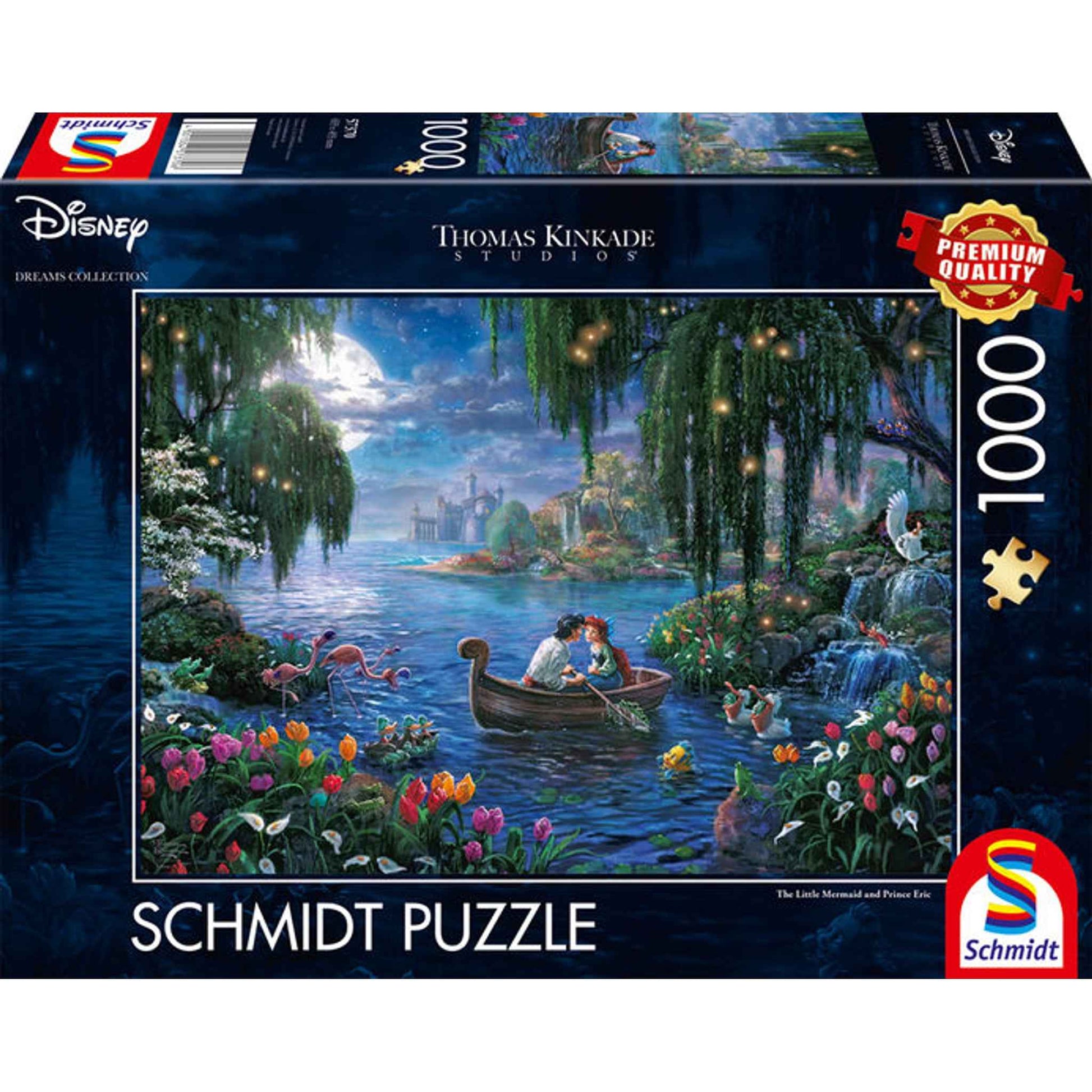 Puzzle 1000 Teile The Little Mermaid and Prince Eric | Schmidt Spiele