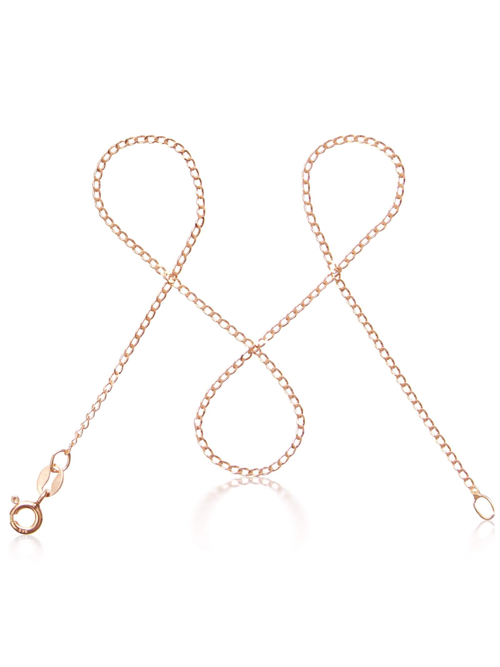 TIMELESS Panzerkette Filigran Roségold Vergoldet