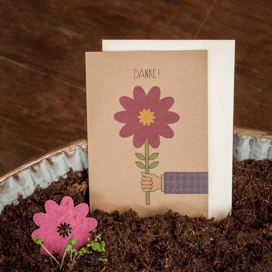 Dankeskarte "Blume"