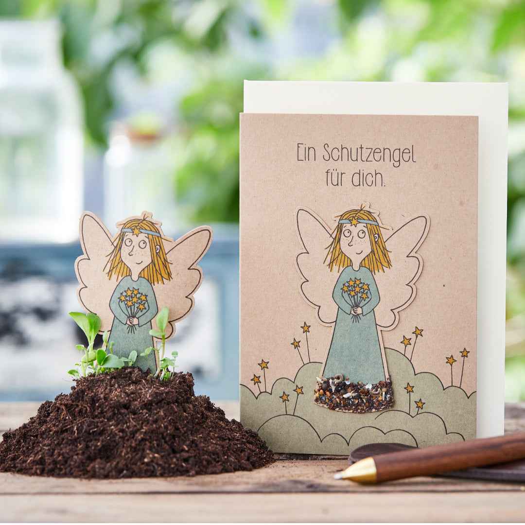 Grußkarte "Schutzengel"