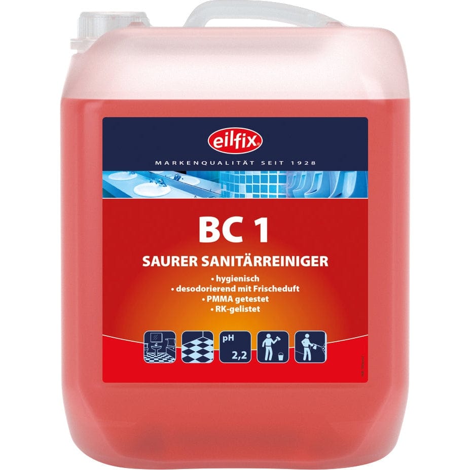 EILFIX BC 1 Sanitärreiniger, umweltfreundliche Formel für gründliche Reinigung von Oberflächen