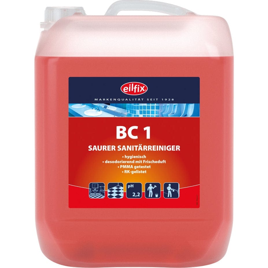 EILFIX BC 1 Sanitärreiniger, desinfizierende Wirkung für Badezimmer und Küchenoberflächen