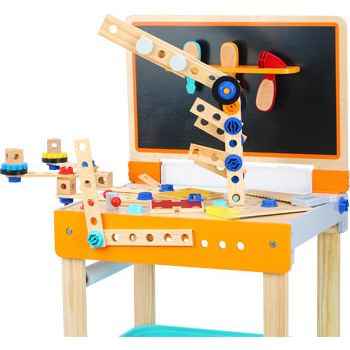 small foot Werkbank mit Maltisch und Bastelltisch ab 3 Jahren