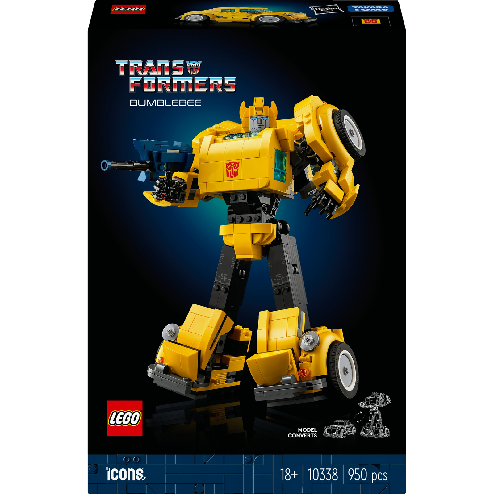 LEGO® Icons_ 10338 - Transformers Bumblebee Építőjáték (10338)-0