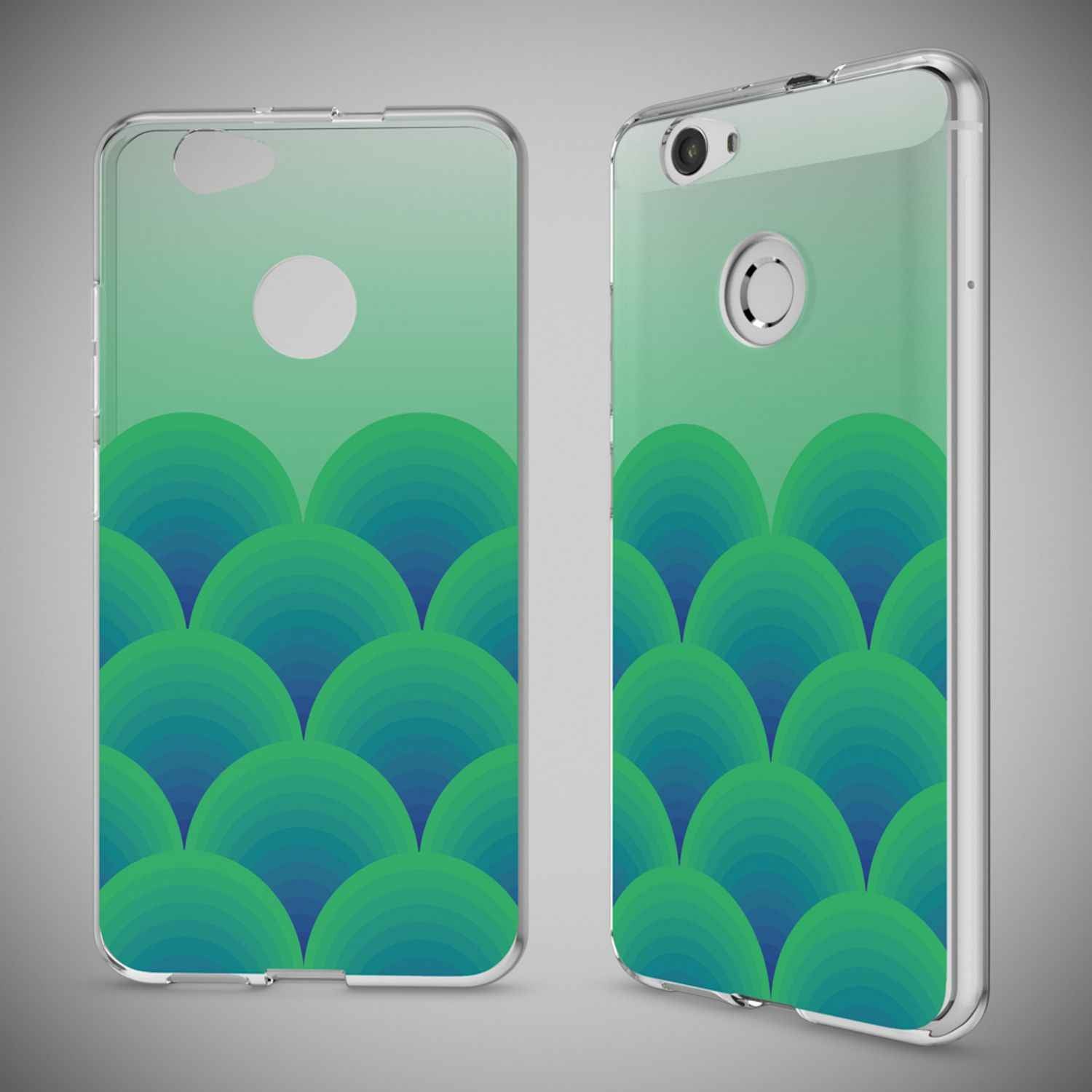 Huawei Nova Handy Hülle von NALIA, Silikon Motiv Case Cover Muster TPU Schutz