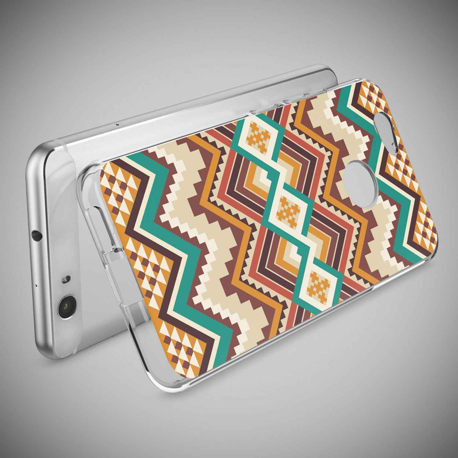 Huawei Nova Handy Hülle von NALIA, Silikon Motiv Case Cover Muster TPU Schutz