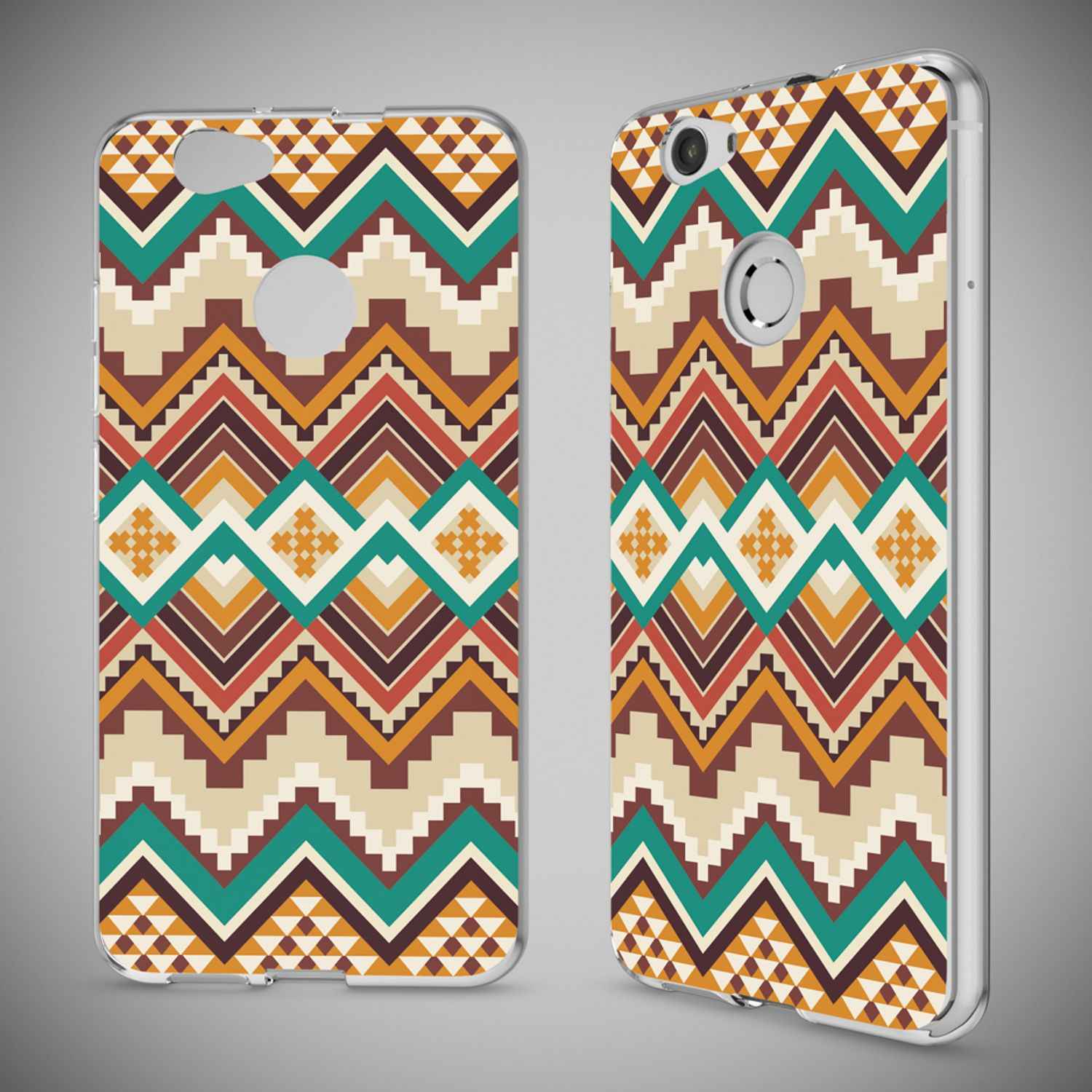 Huawei Nova Handy Hülle von NALIA, Silikon Motiv Case Cover Muster TPU Schutz