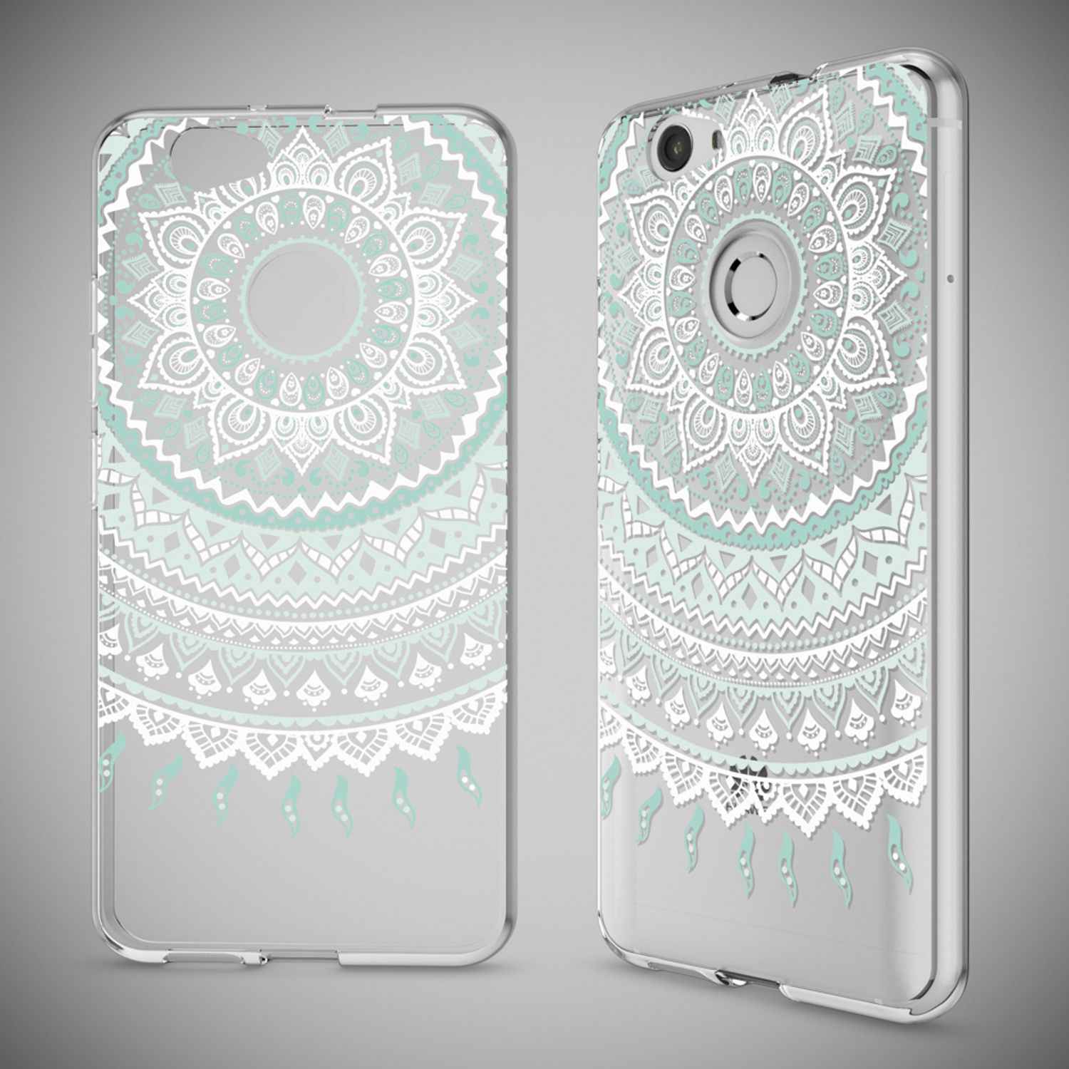 Huawei Nova Handy Hülle von NALIA, Silikon Motiv Case Cover Muster TPU Schutz