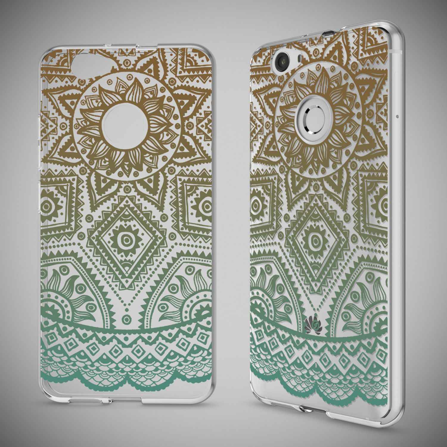 Huawei Nova Handy Hülle von NALIA, Silikon Motiv Case Cover Muster TPU Schutz