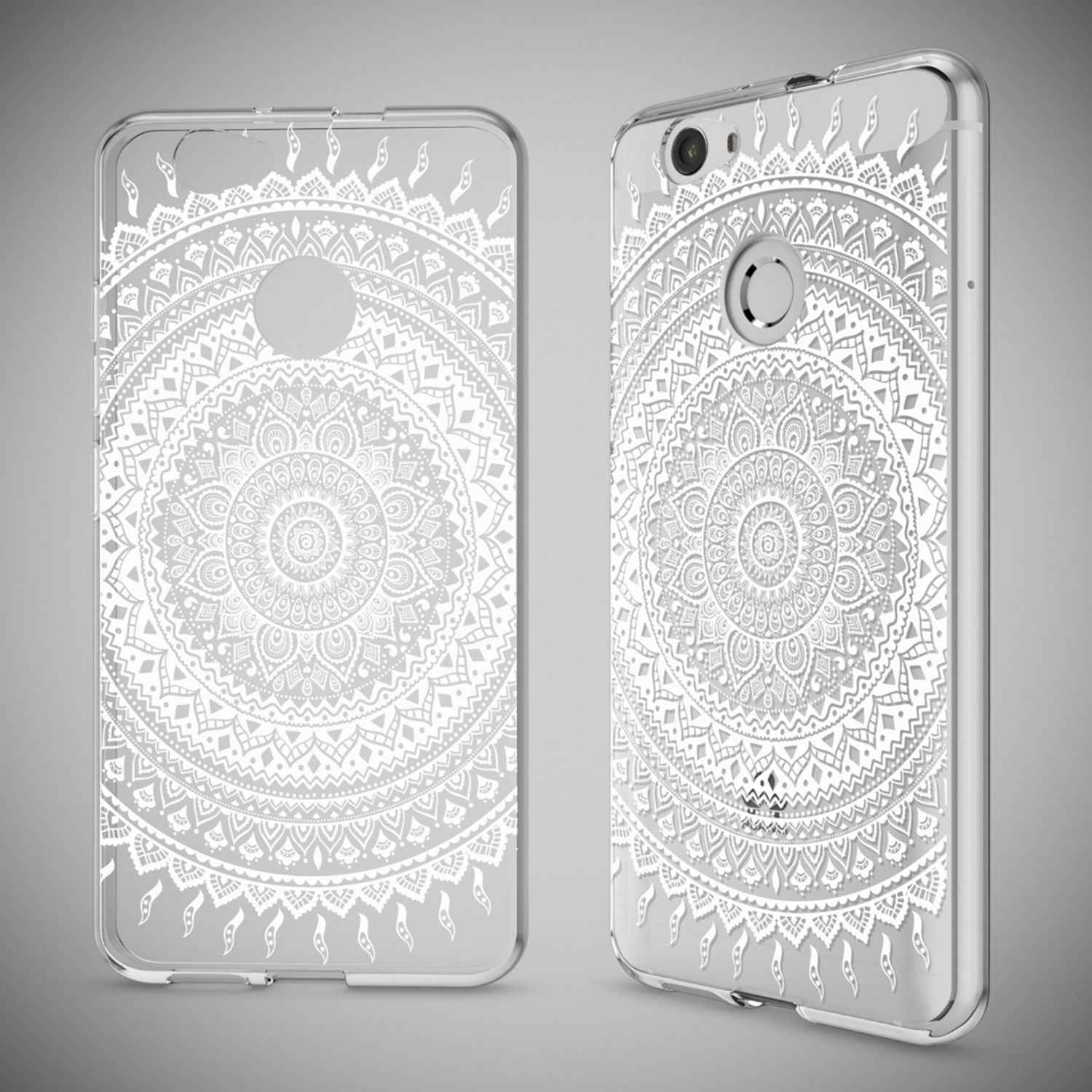 Huawei Nova Handy Hülle von NALIA, Silikon Motiv Case Cover Muster TPU Schutz