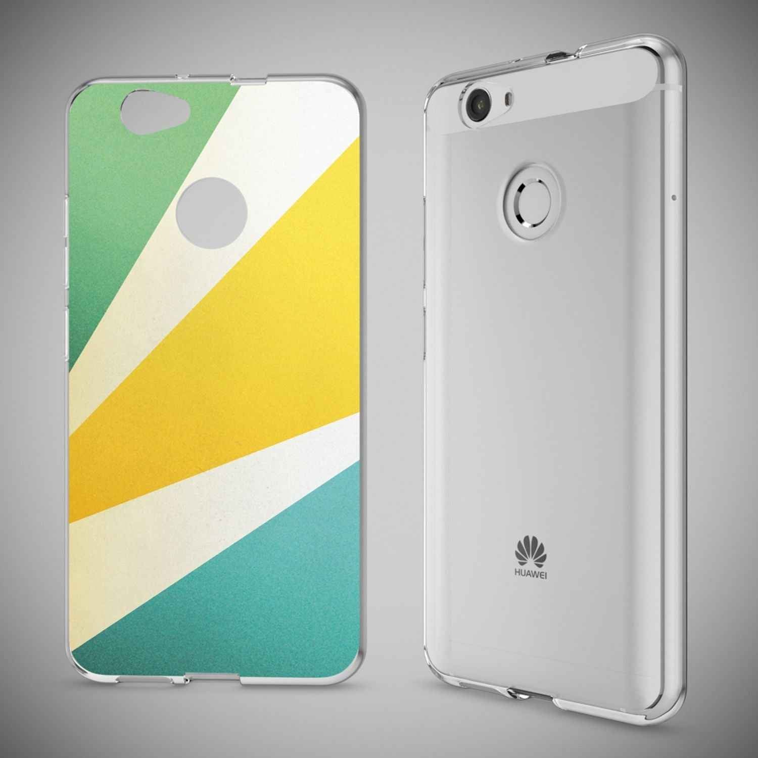 Huawei Nova Handy Hülle von NALIA, Silikon Motiv Case Cover Muster TPU Schutz