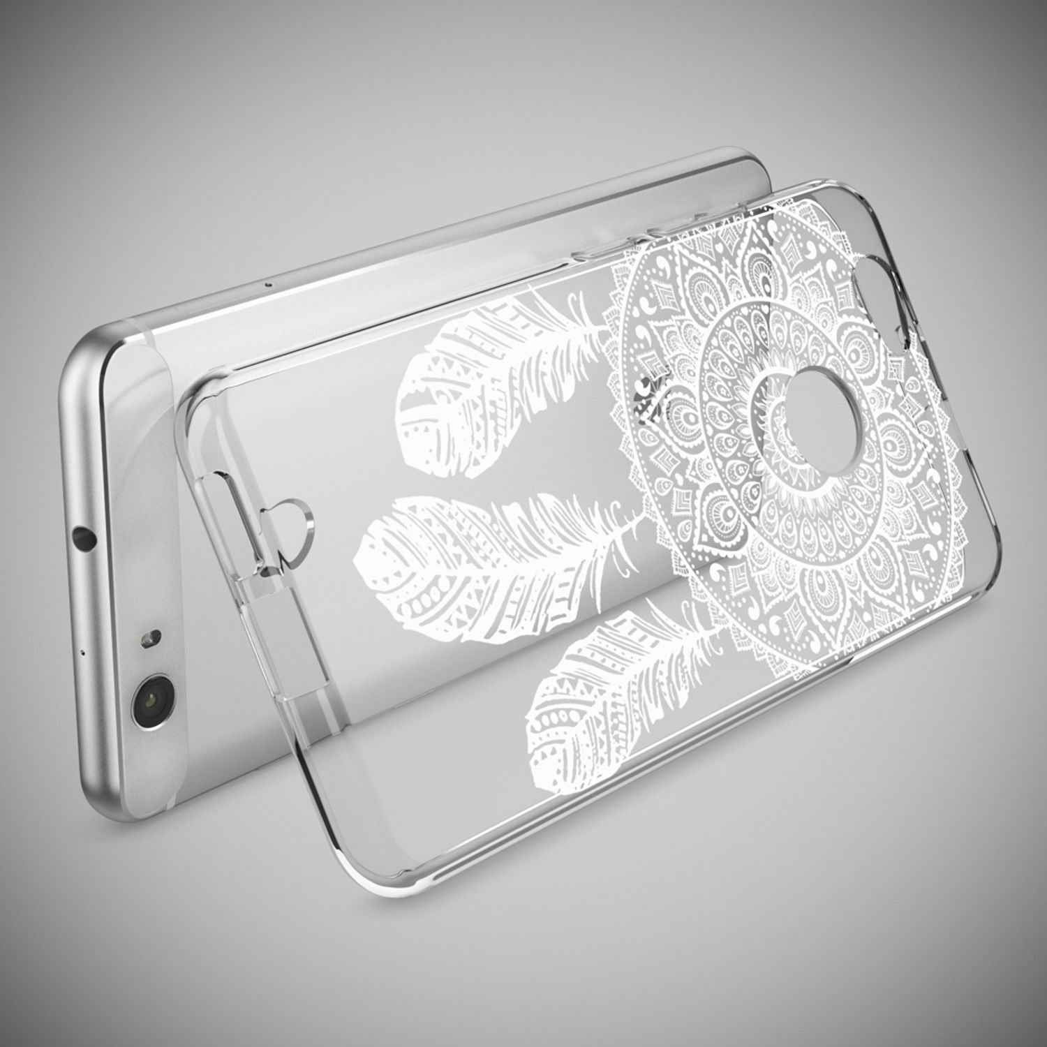 Huawei Nova Handy Hülle von NALIA, Silikon Motiv Case Cover Muster TPU Schutz