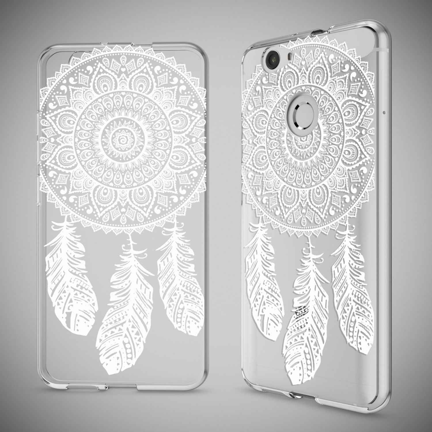 Huawei Nova Handy Hülle von NALIA, Silikon Motiv Case Cover Muster TPU Schutz